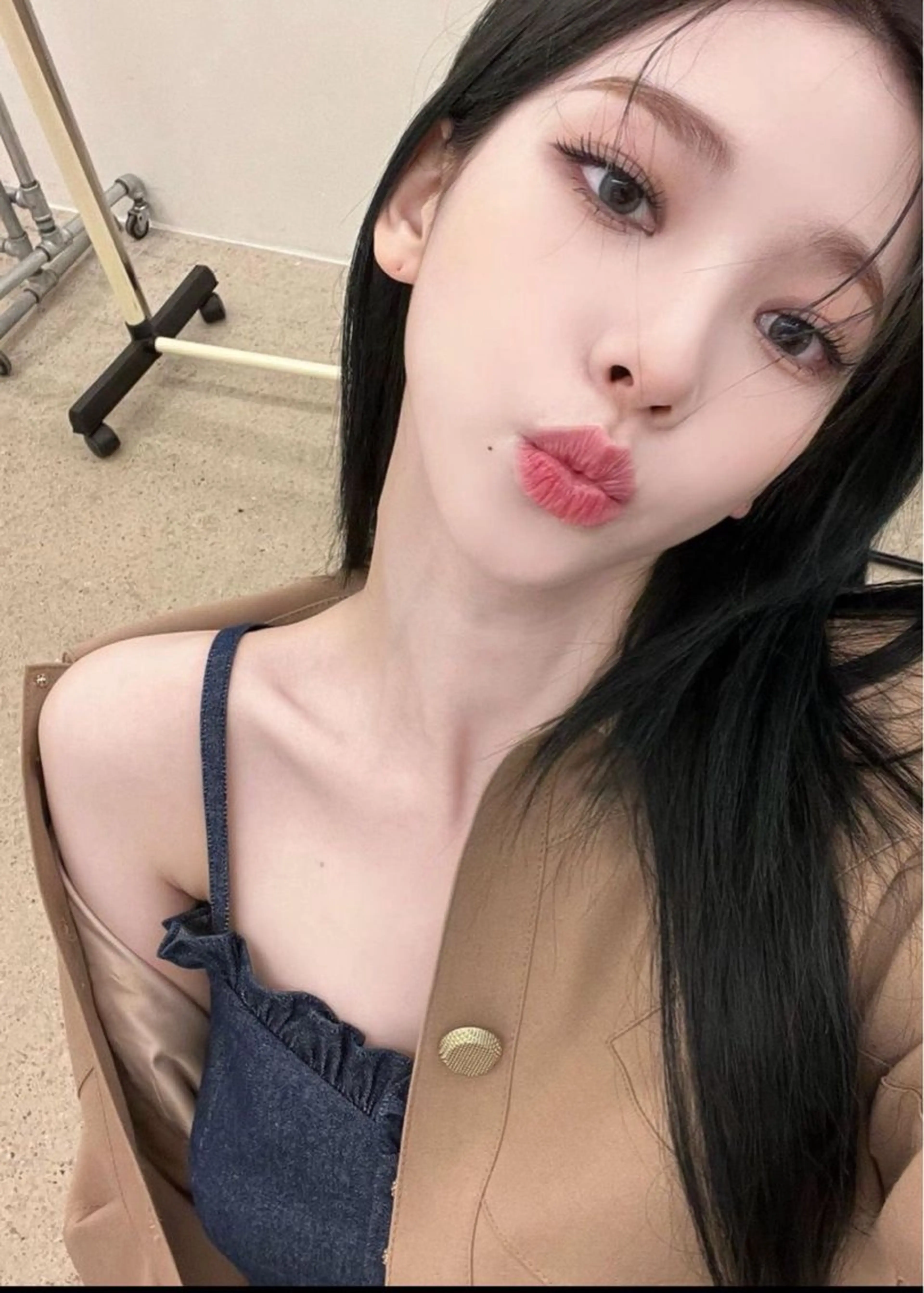 ロング カラー 韓国風ヘア 🤍韓国大人っぽ ベージュMAI🤍のヘアスタイル