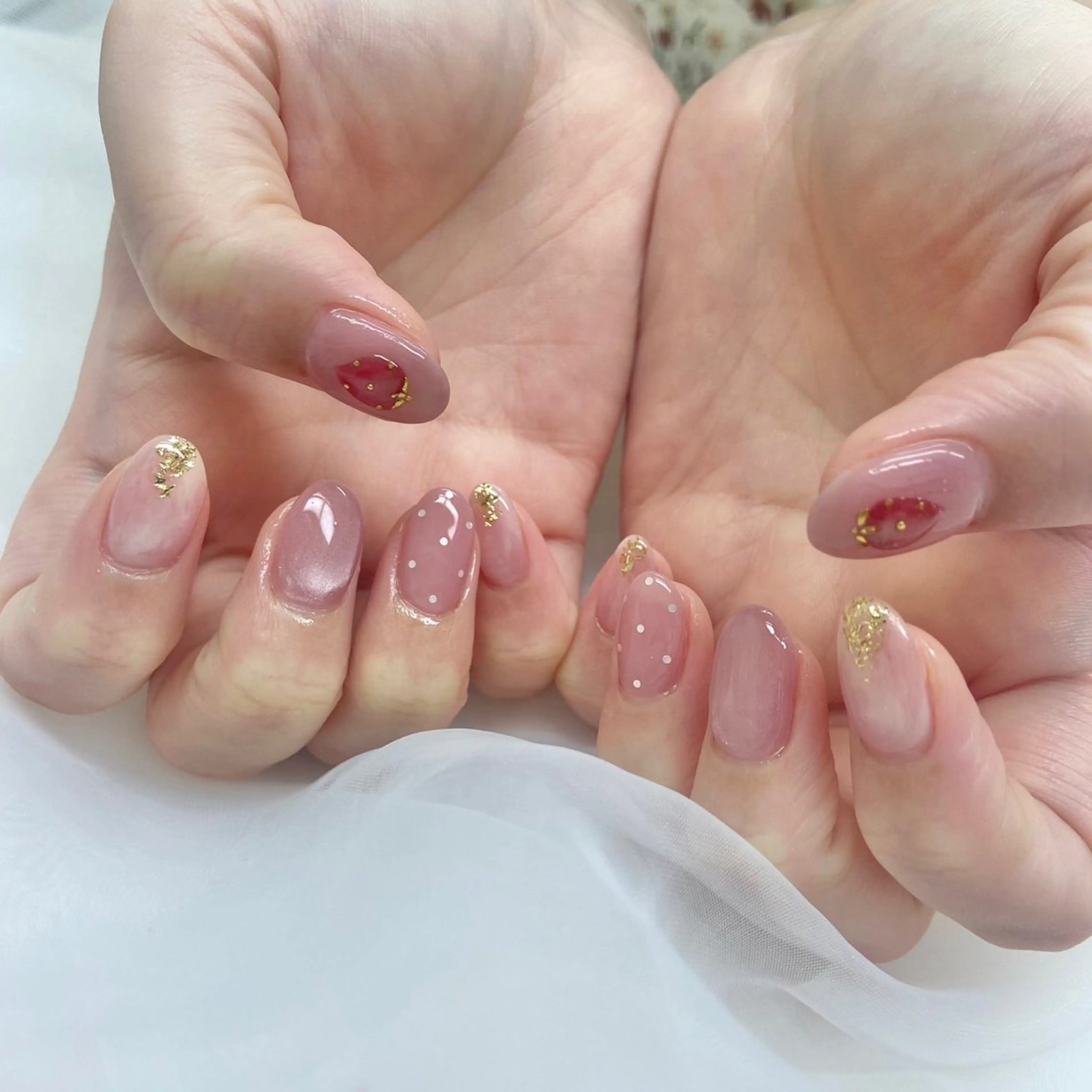 ミディアム ハンドネイル nail jaol池袋店所属・ネイルJaol 池袋のネイルデザイン