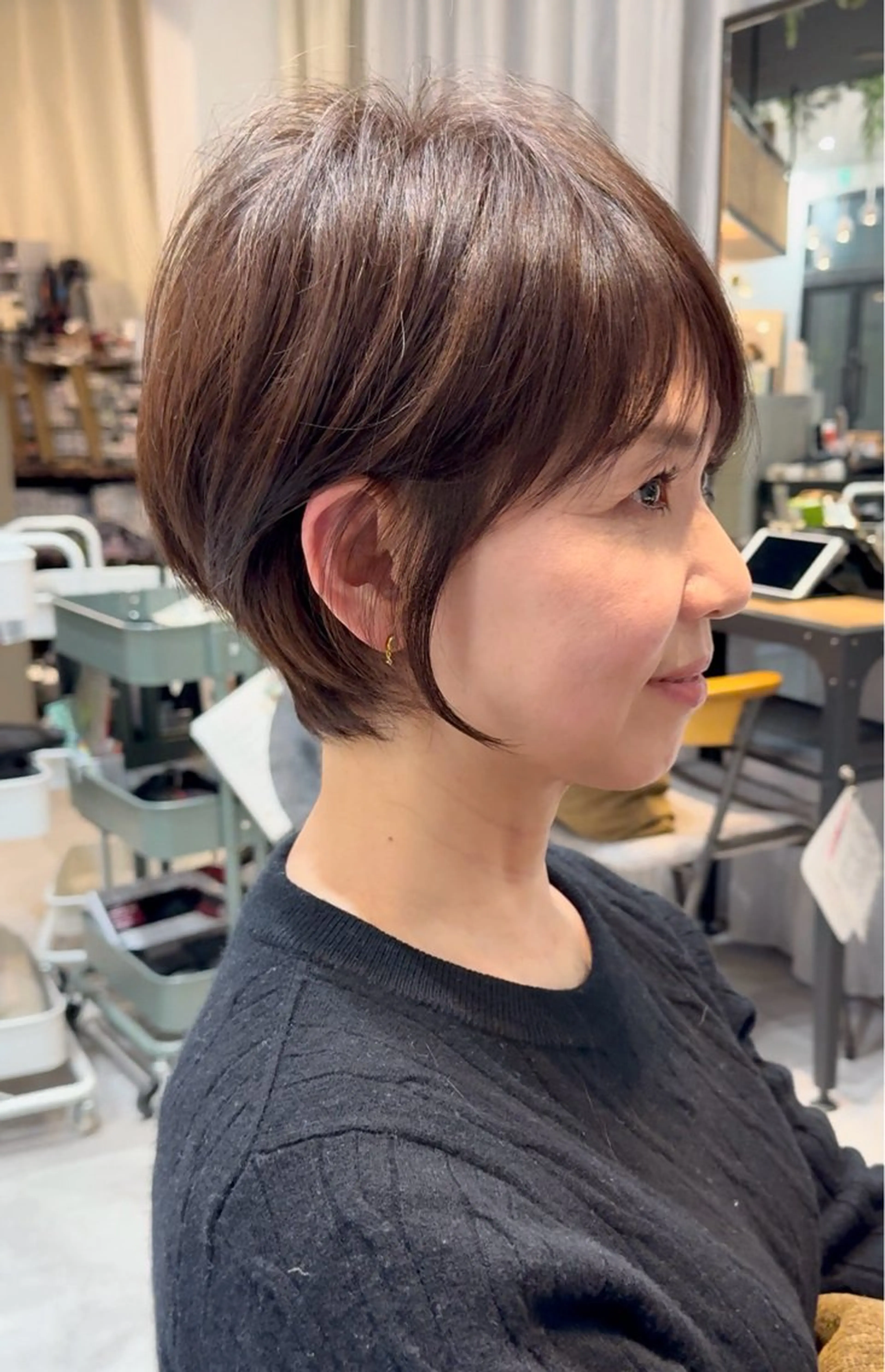 【⚠️ショートカット限定】シャンプー、トリートメント付（期間限定）無料カット🖤の写真