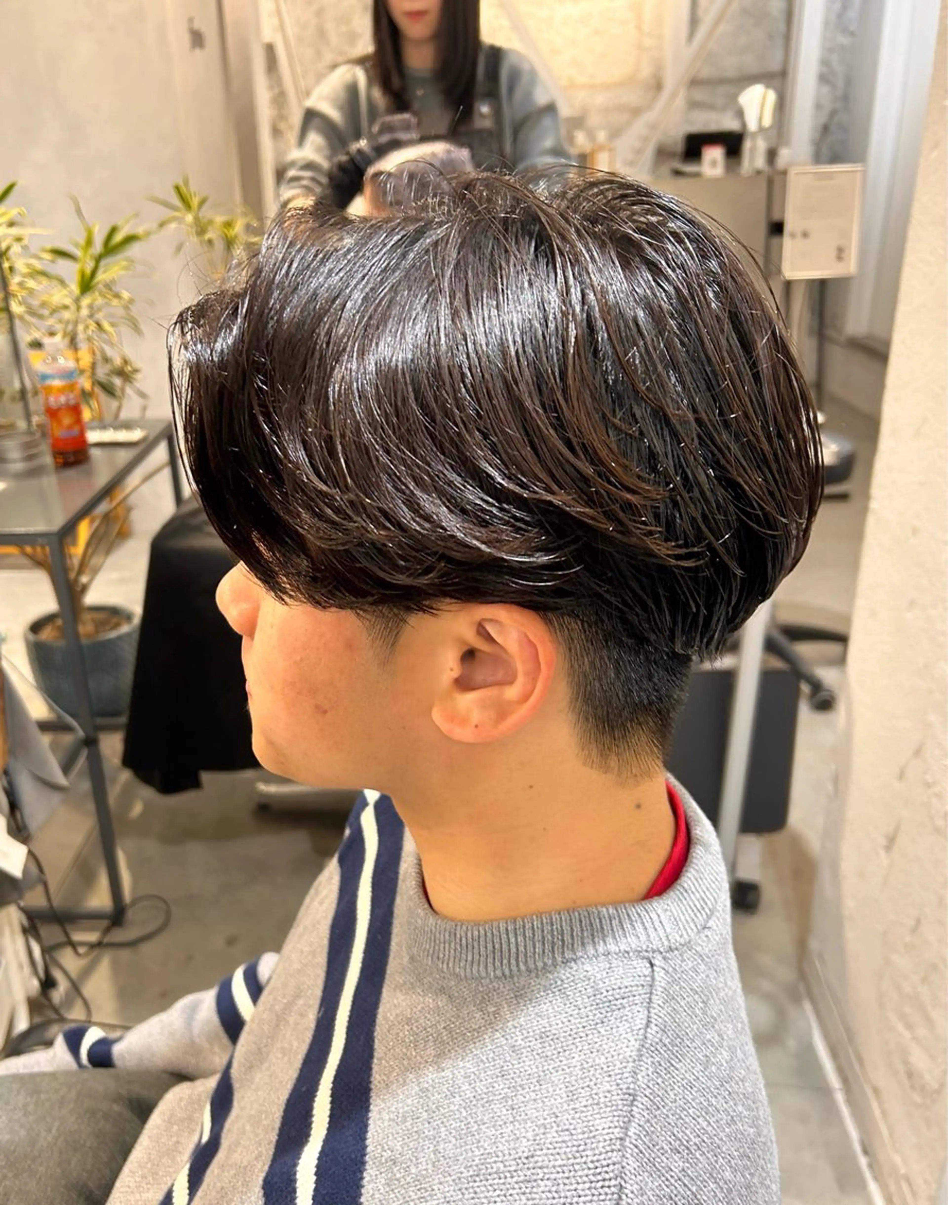 パーマ メンズ カット パーマ 💈メンズパーマの 匠💈ボブパーマのヘアスタイル