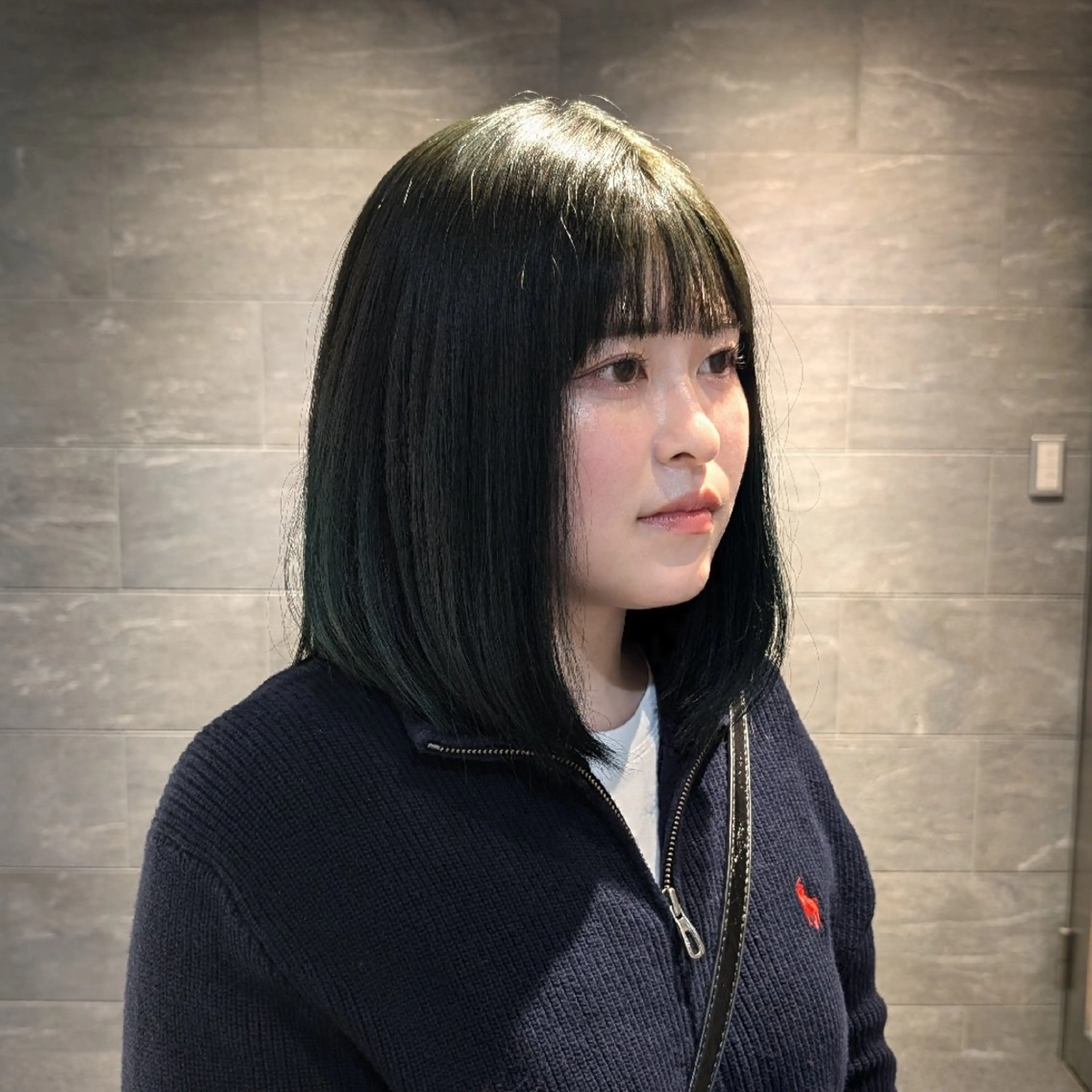 ミディアム カラー ツヤ髪🎀暖色カラー さとあみのヘアスタイル