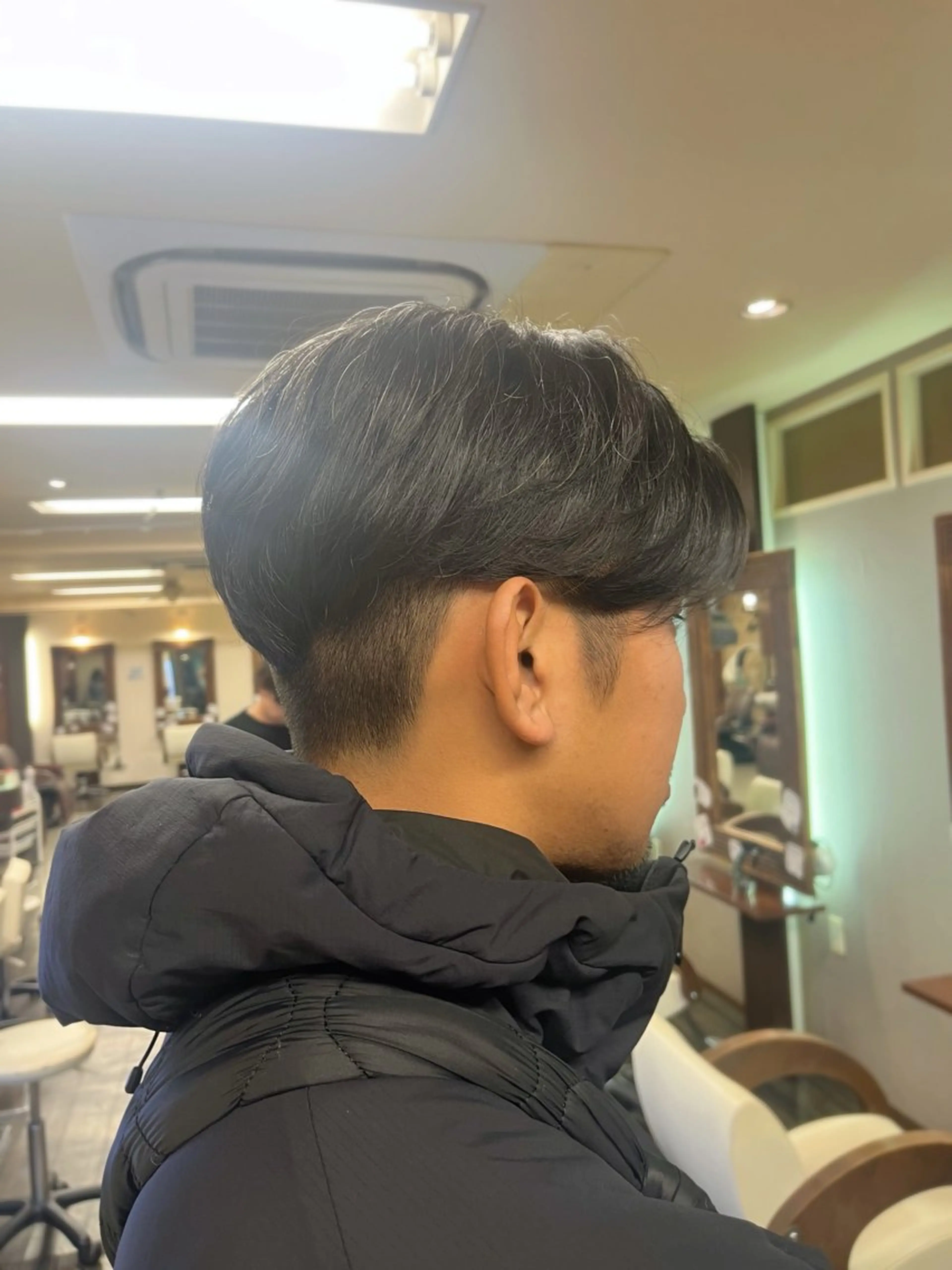 パーマ メンズ カット パーマ トリートメント 森 ハリス誠一のヘアスタイル