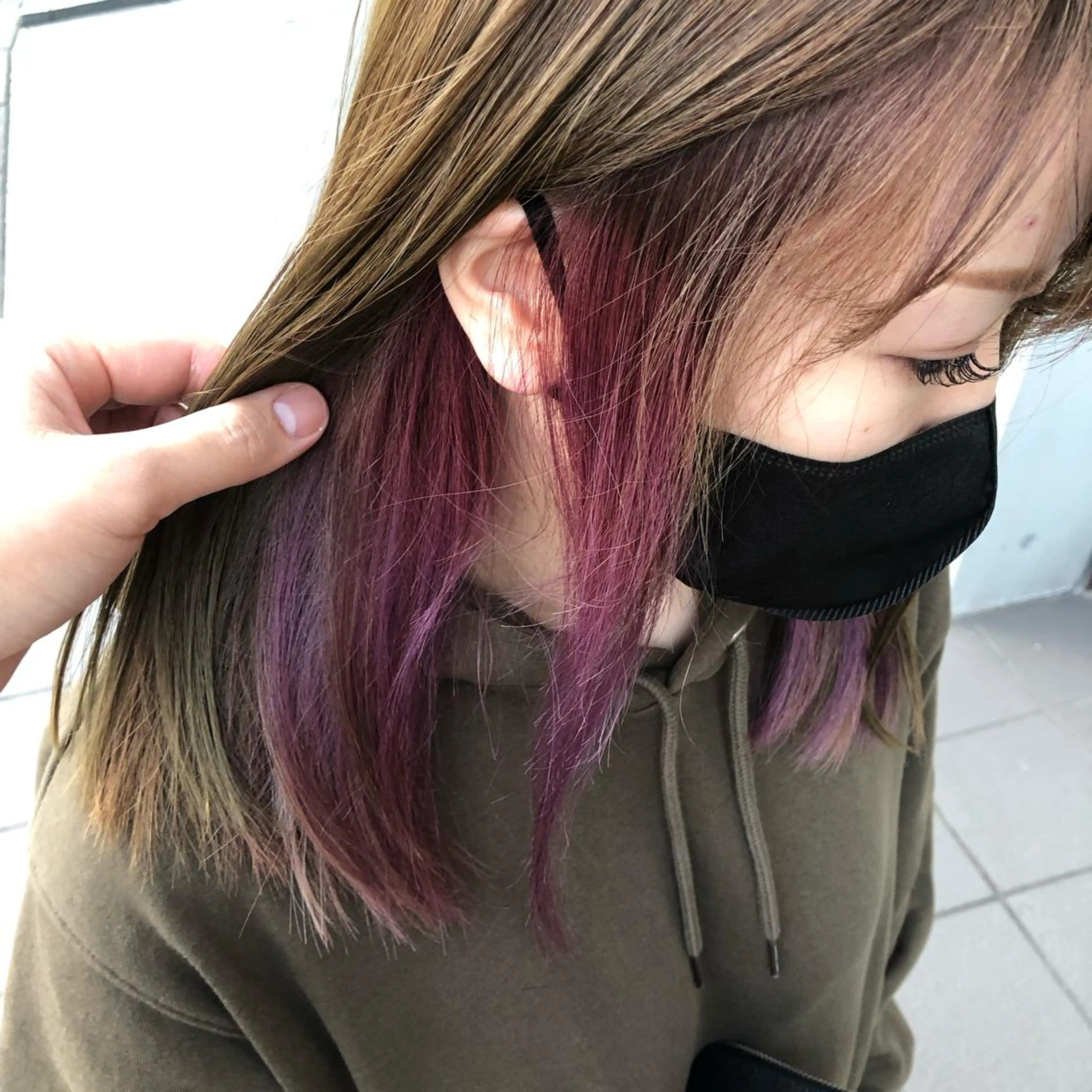 セミロング トリートメント カット ヘアカラー Log(ログ)所属・Log 坂牛匠のヘアスタイル