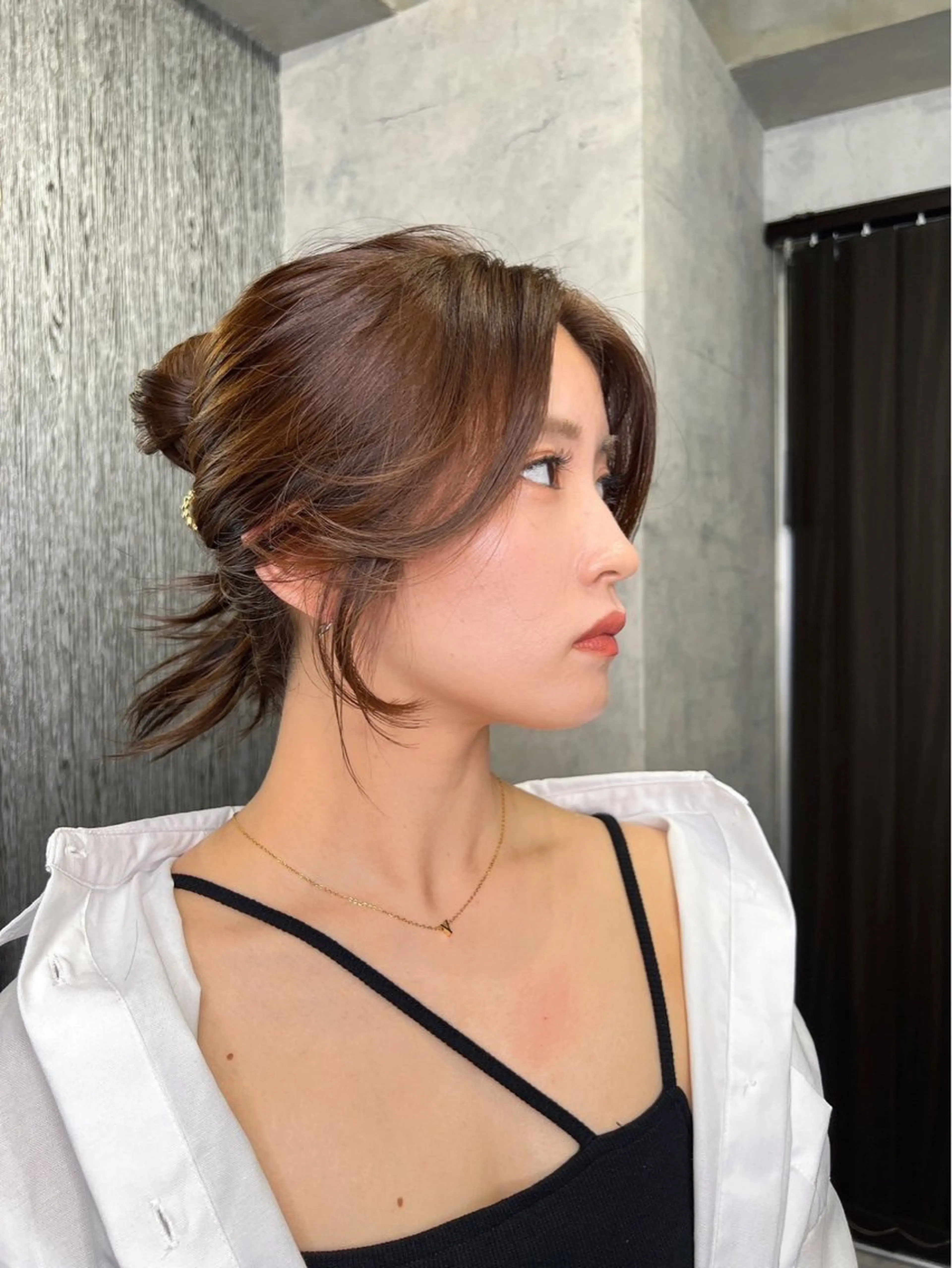 ミディアム カラー パーマ ヘアアレンジ foi. フォワ所属・🇰🇷韓国トレンド ヘア🇰🇷高田のヘアスタイル