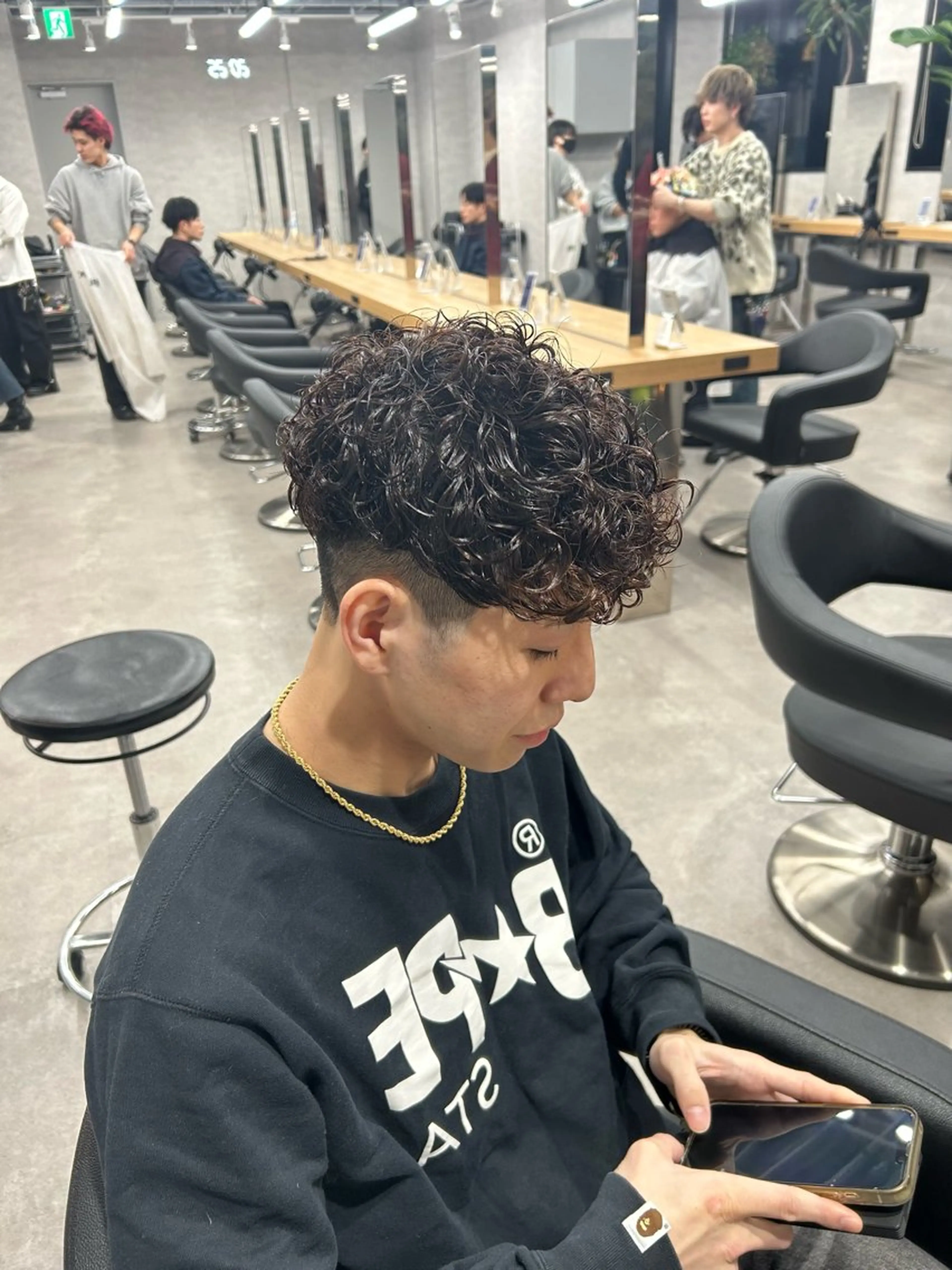 パーマ メンズ イケメン製造機 🔥上原沙羅🔥のヘアスタイル