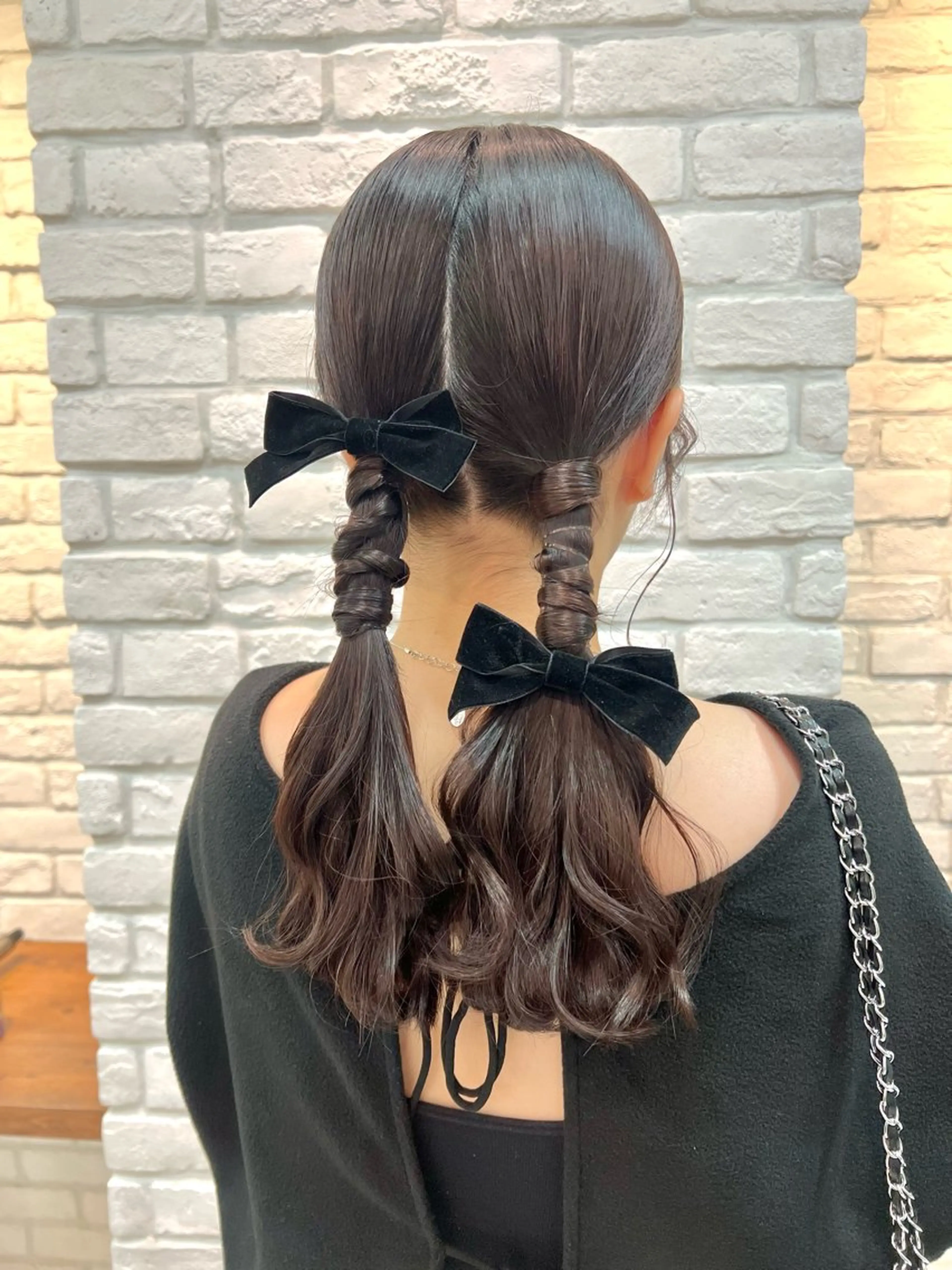 セミロング ヘアアレンジ 🎀野崎 美玖𝜗𝜚˚⋆のヘアスタイル