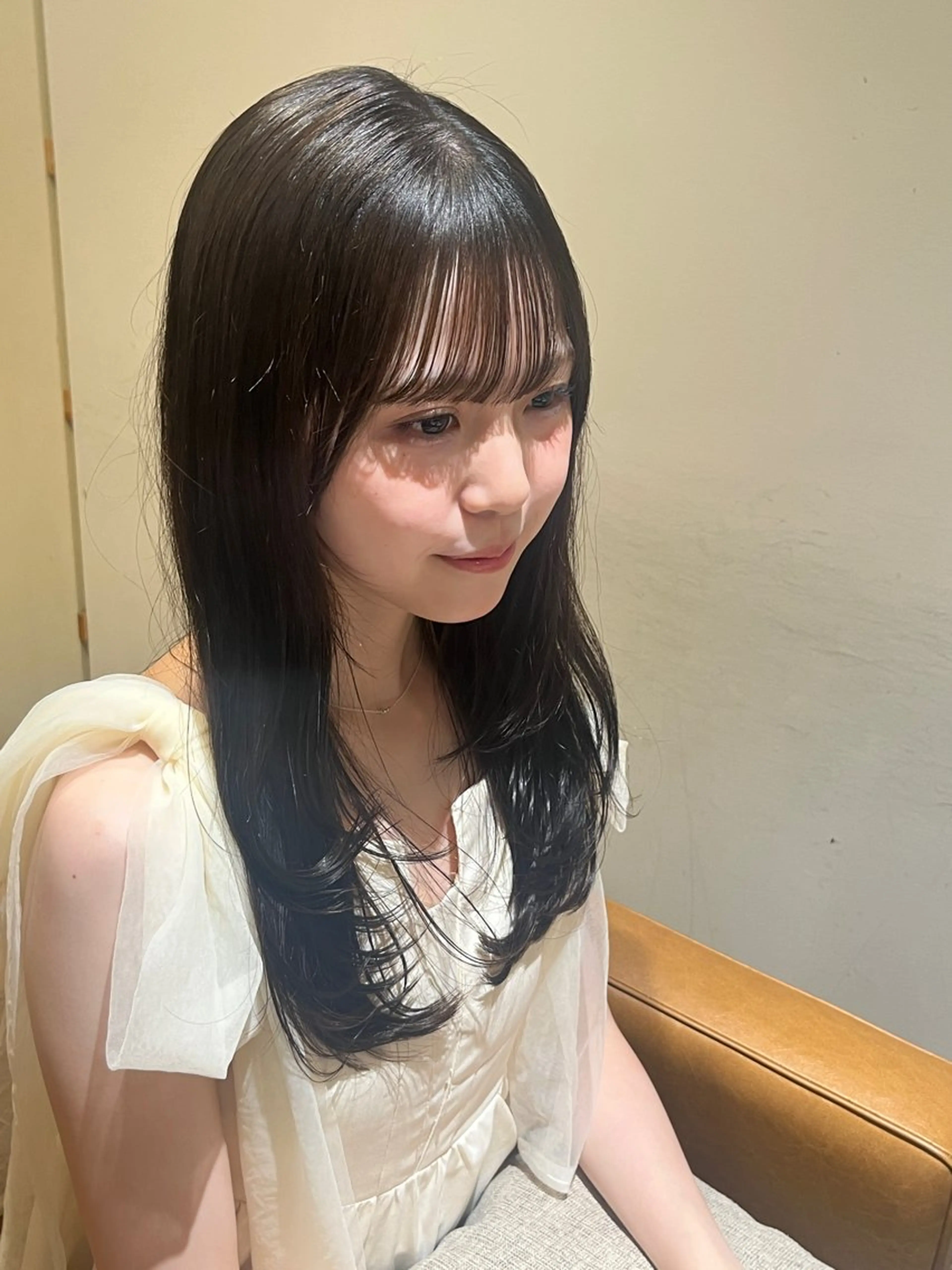 ロング ヘアカラー 寺田 有花のヘアスタイル