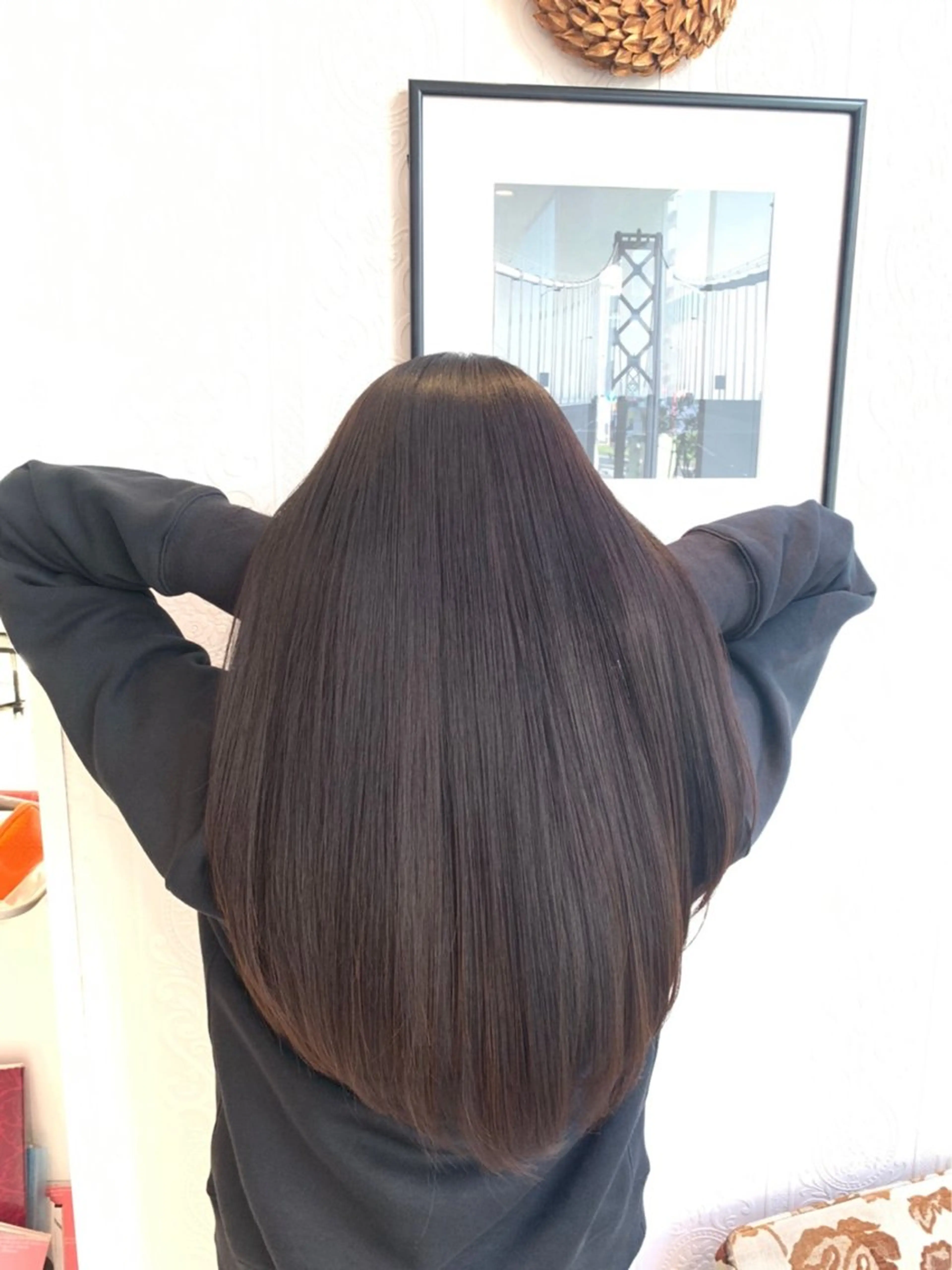 ロング カット ヘアカラー トリートメント sweetroom所属・❄️髪質改善/透明感 カラー/平塚/サトウのヘアスタイル