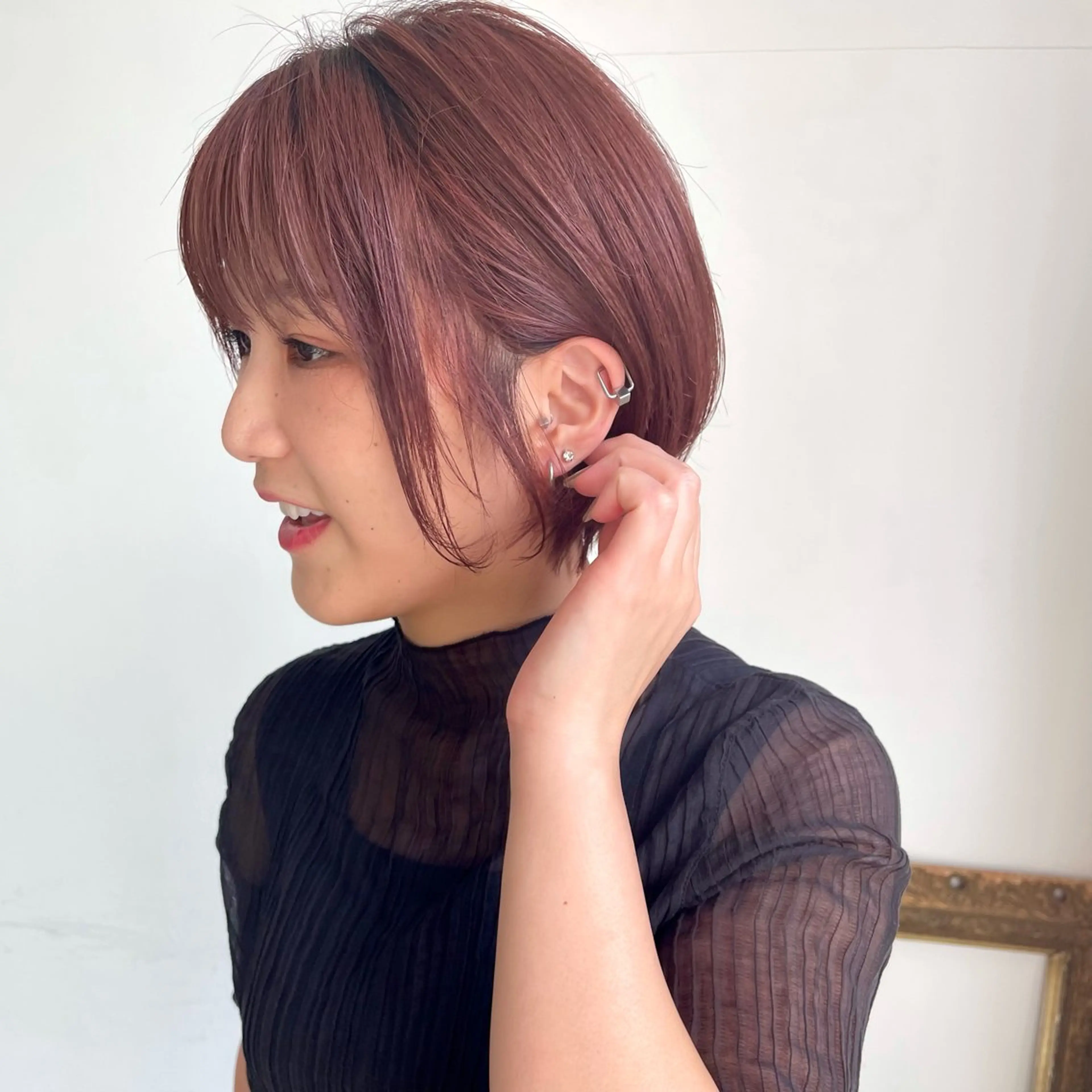 ショート カラー ブリーチ ショート/ブリーチ mizuki🐋のヘアスタイル