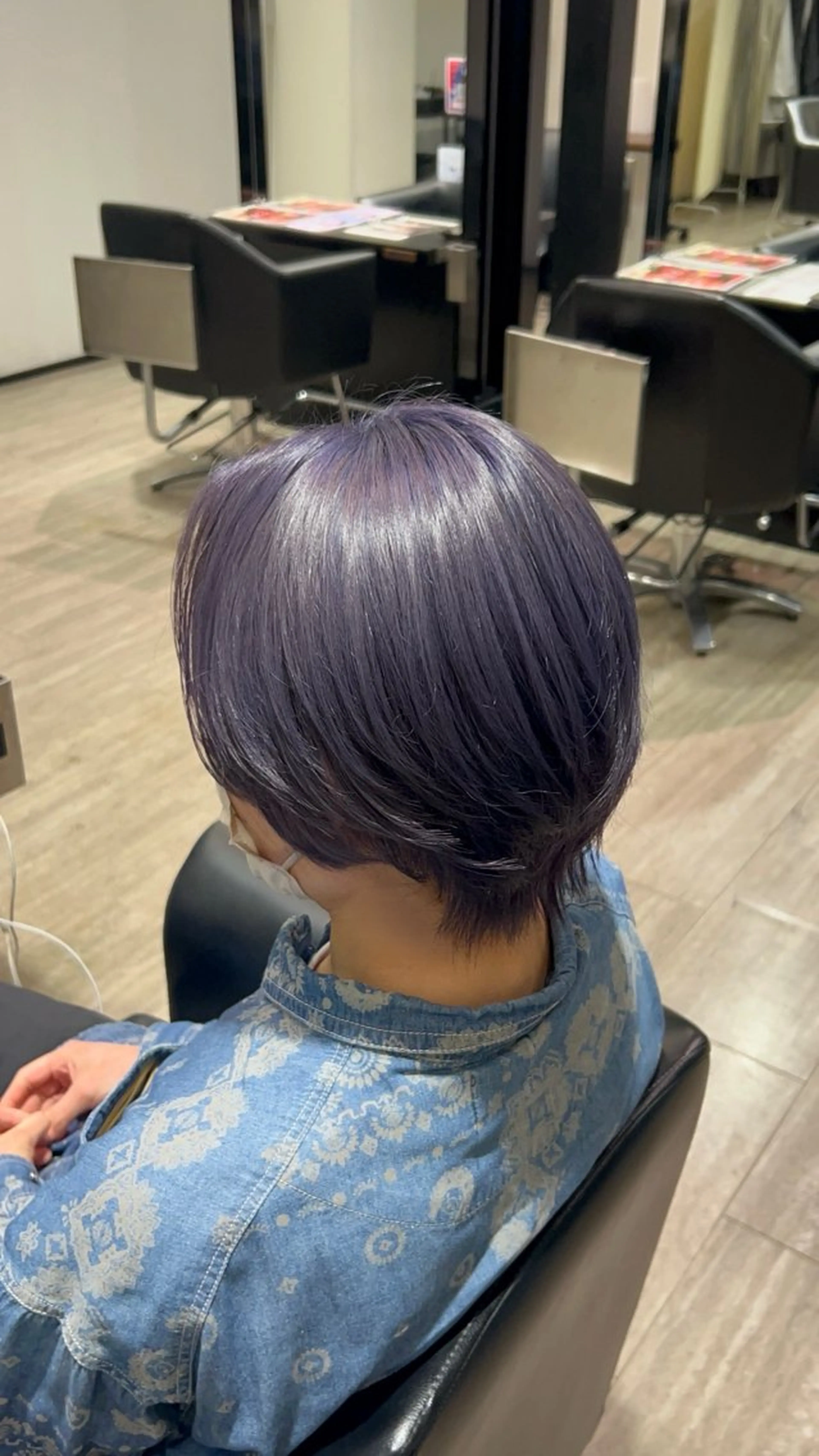 ショート ヘアカラー トリートメント ishizuka toaのヘアスタイル