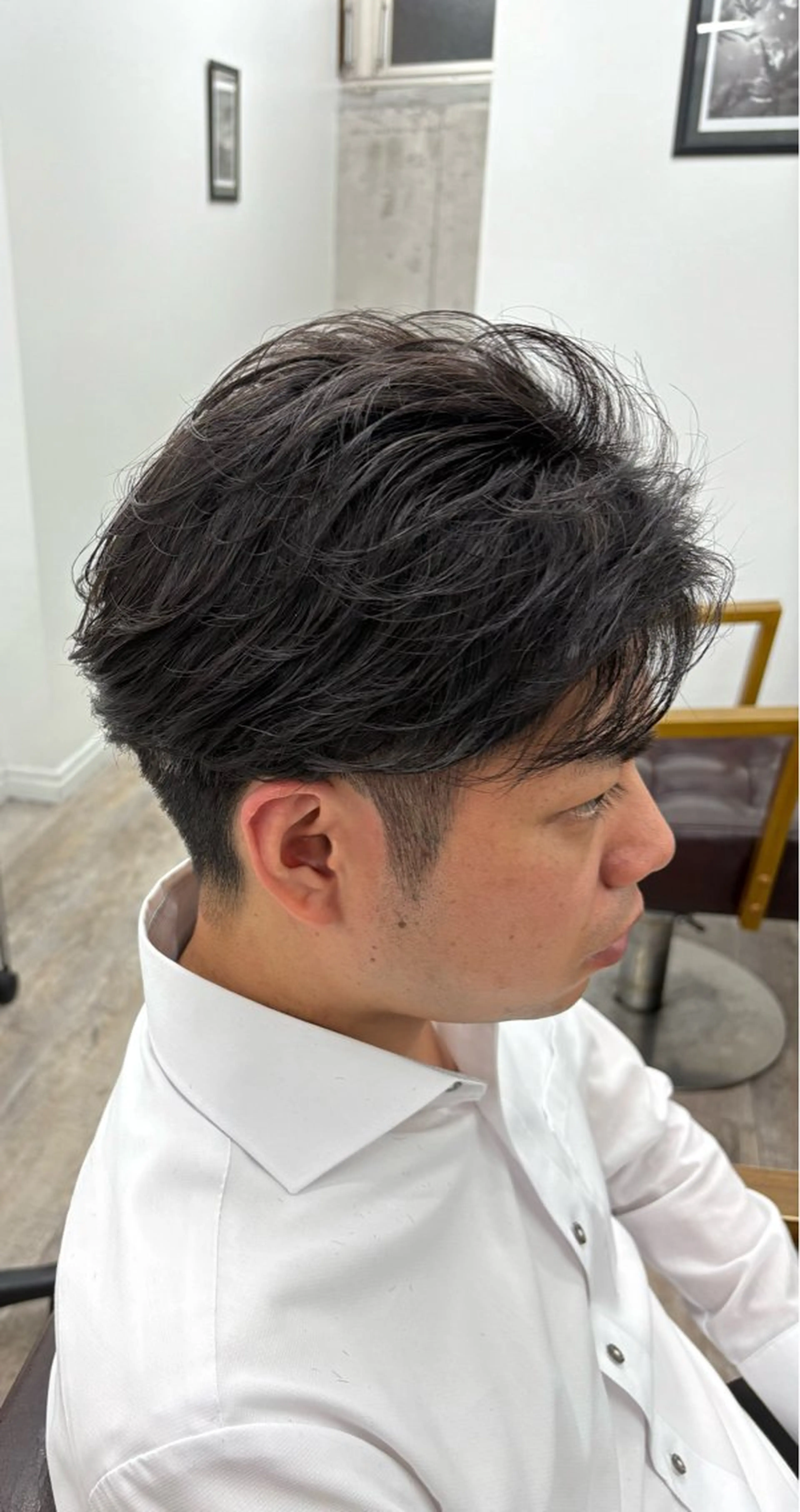 メンズ フェザーパーマ メンズパーマ カット パーマ moana新越谷所属・KATO ✂️のヘアスタイル