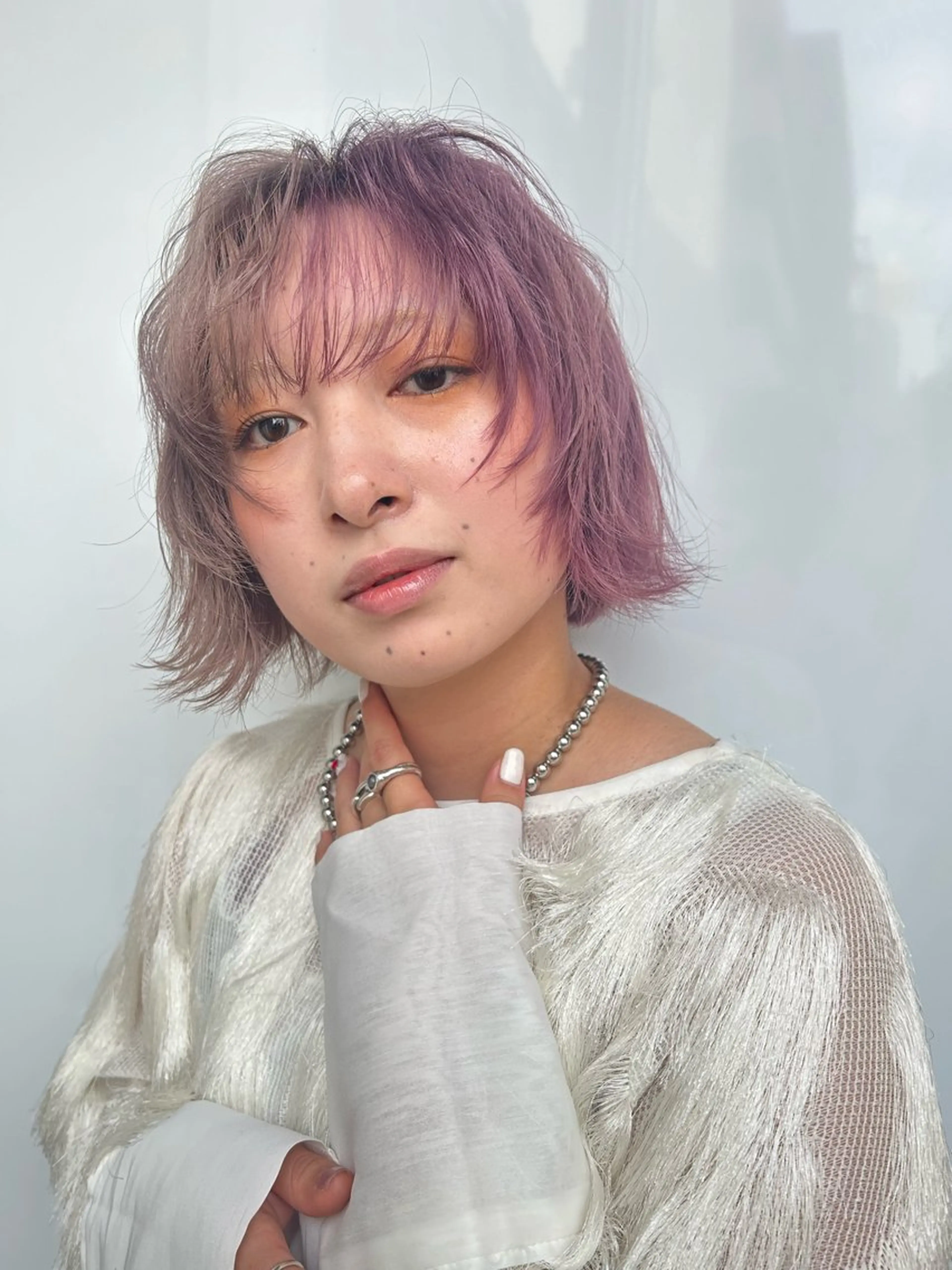 ショート カラー カット ヘアカラー トリートメント Haru/THREE …by velvetのヘアスタイル