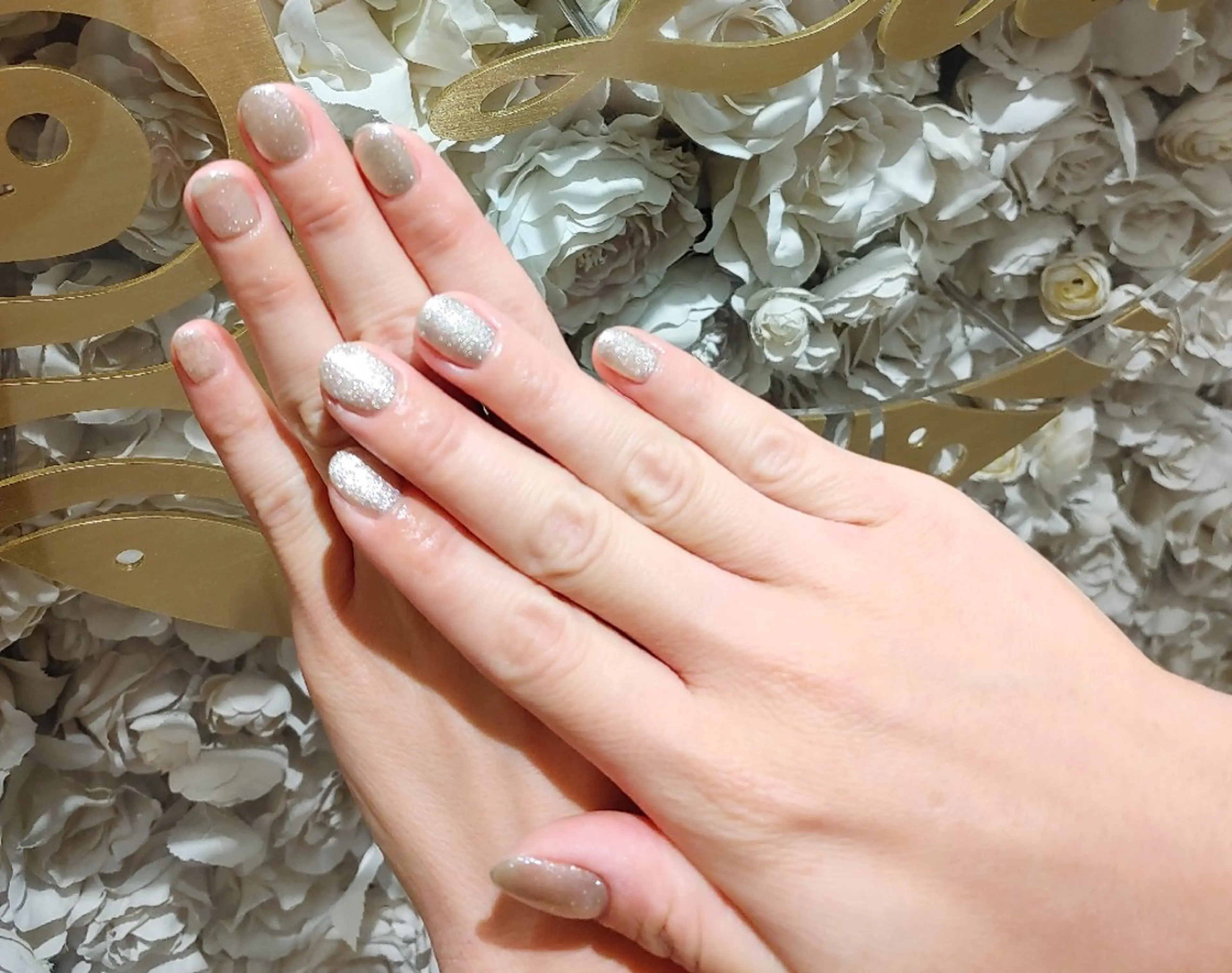 ネイル ラメ(グリッター) ハンドネイル La Luna アヤカのネイルデザイン