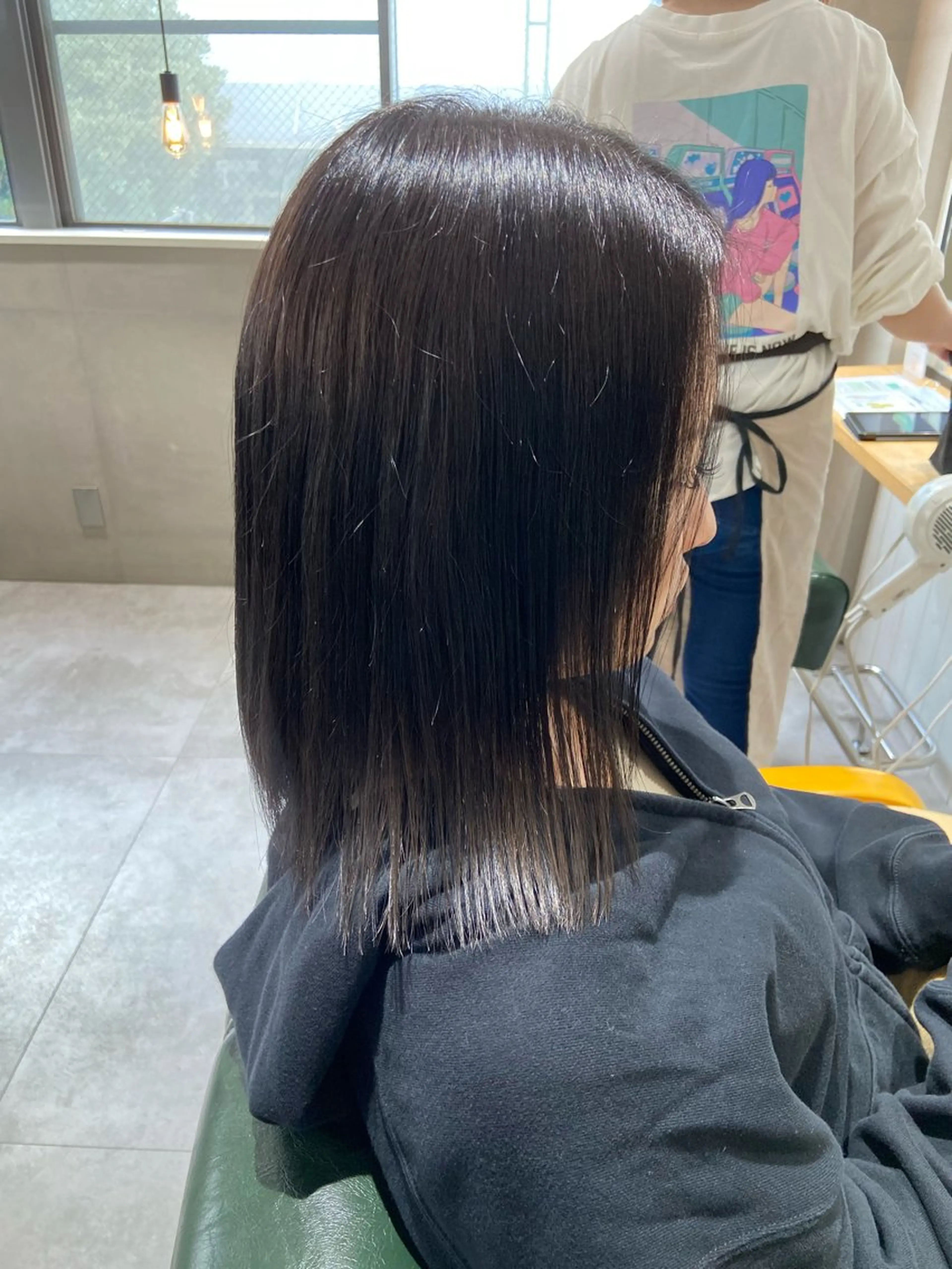 ミディアム 髪質改善/オオイシ ナツミのヘアスタイル