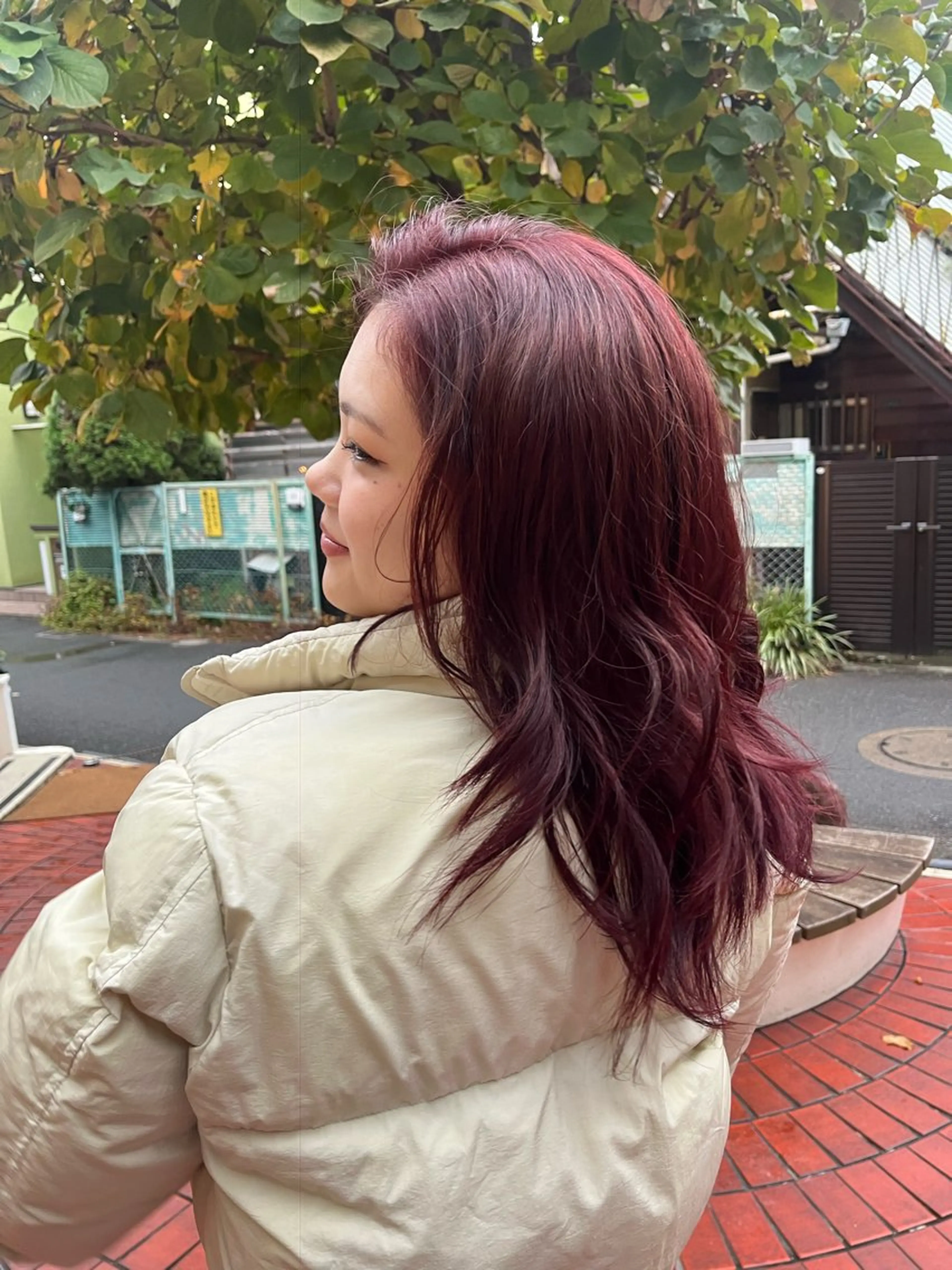 セミロング カラー @kyoniyy KYONIのヘアスタイル