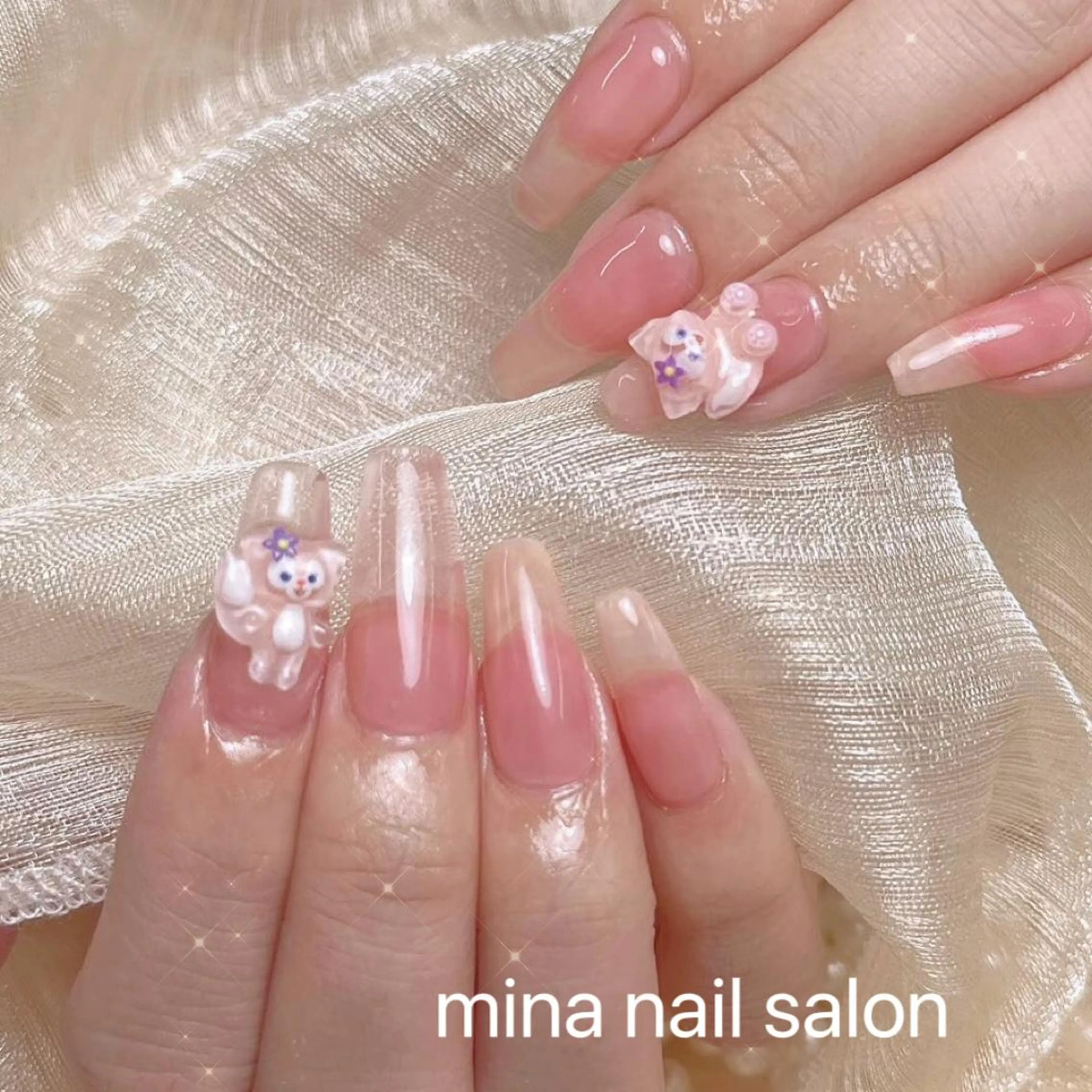 ネイル 🎀彩羽チップ 長さだし専門🎀のネイルデザイン