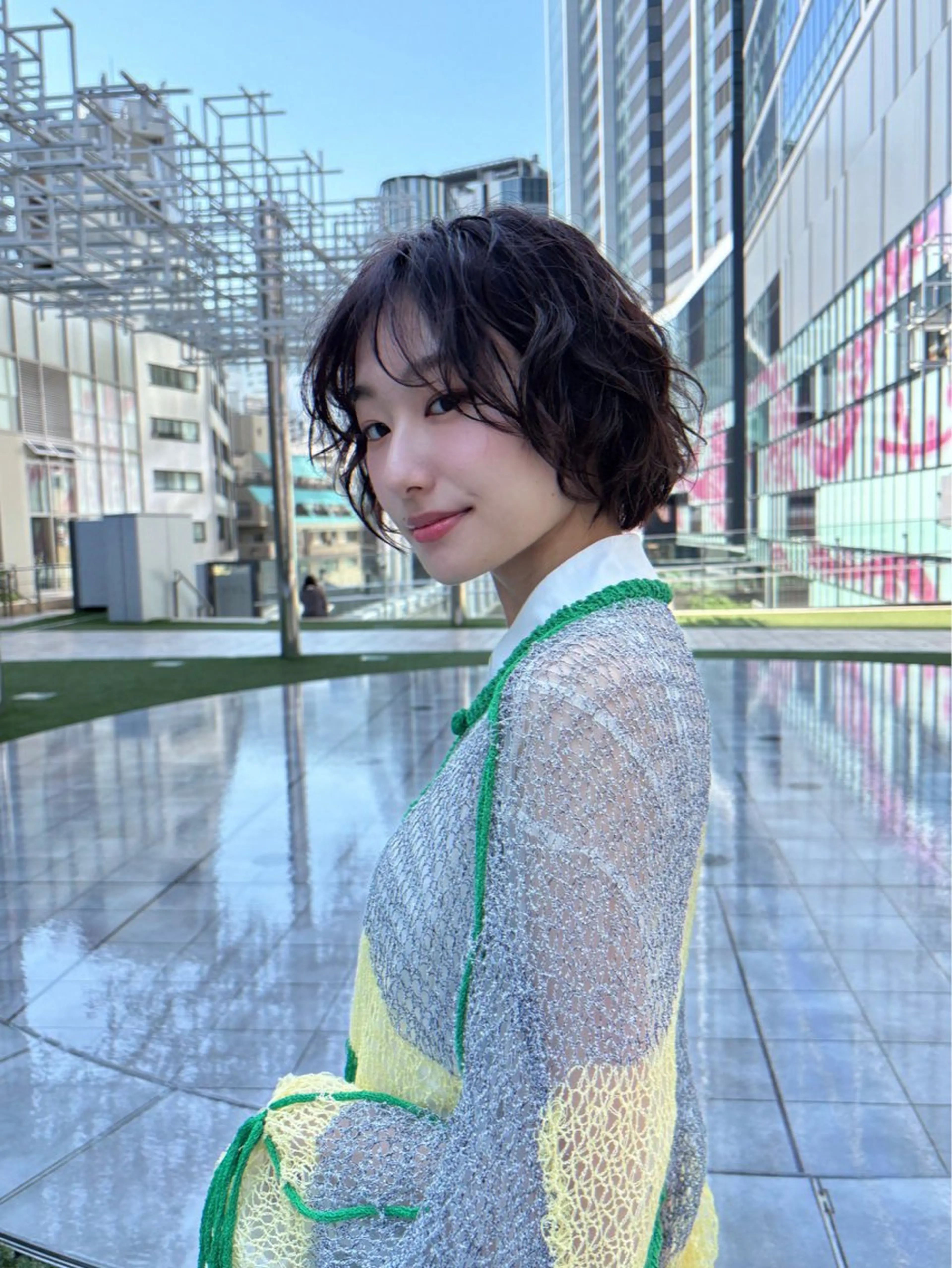 ショート パーマ [渋谷ブリーチ] 玲弥のヘアスタイル