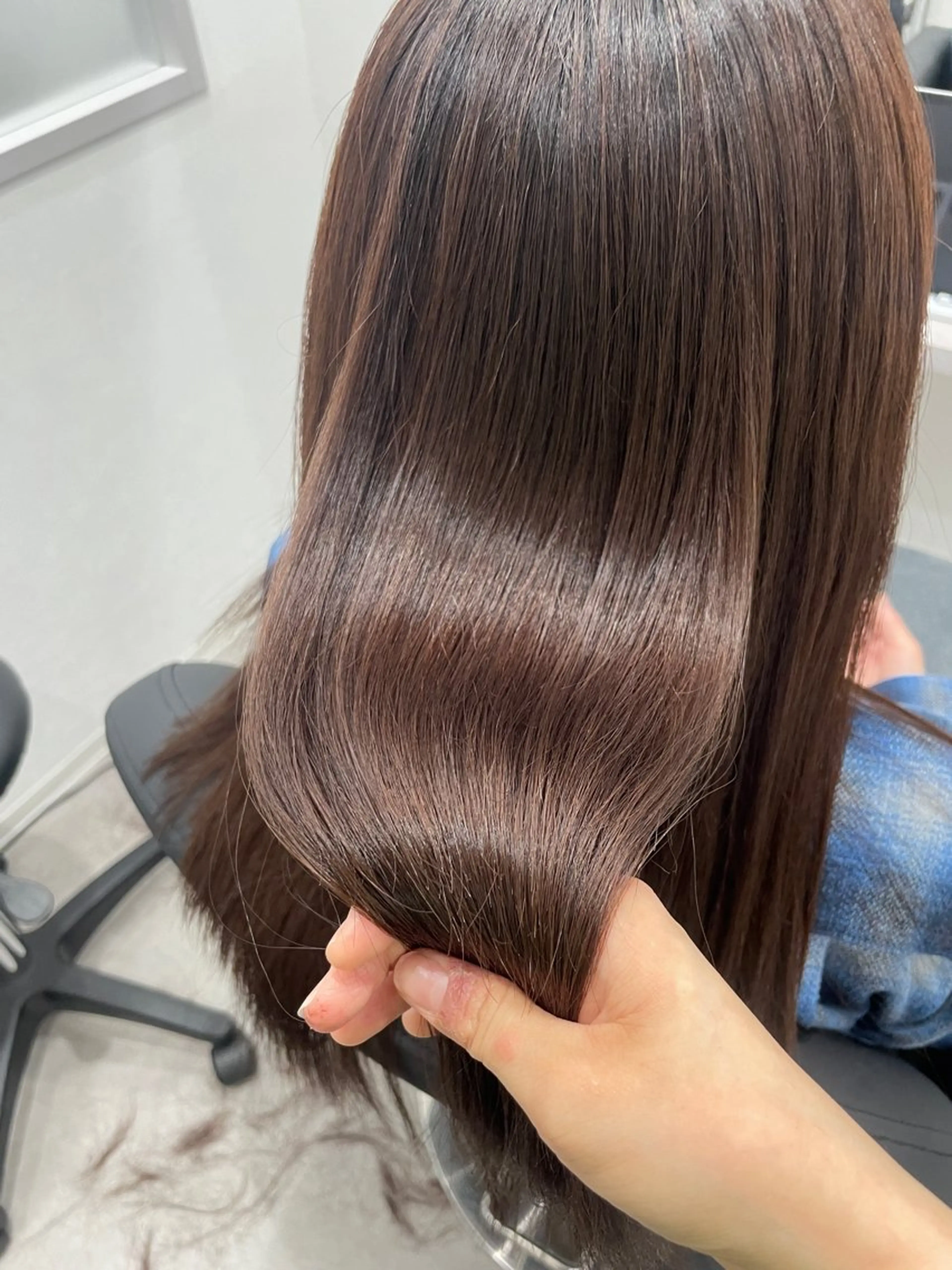 ロング 縮毛矯正 カット 縮毛矯正 トリートメント 髪質改善🌸 loki/板坂朋香のヘアスタイル