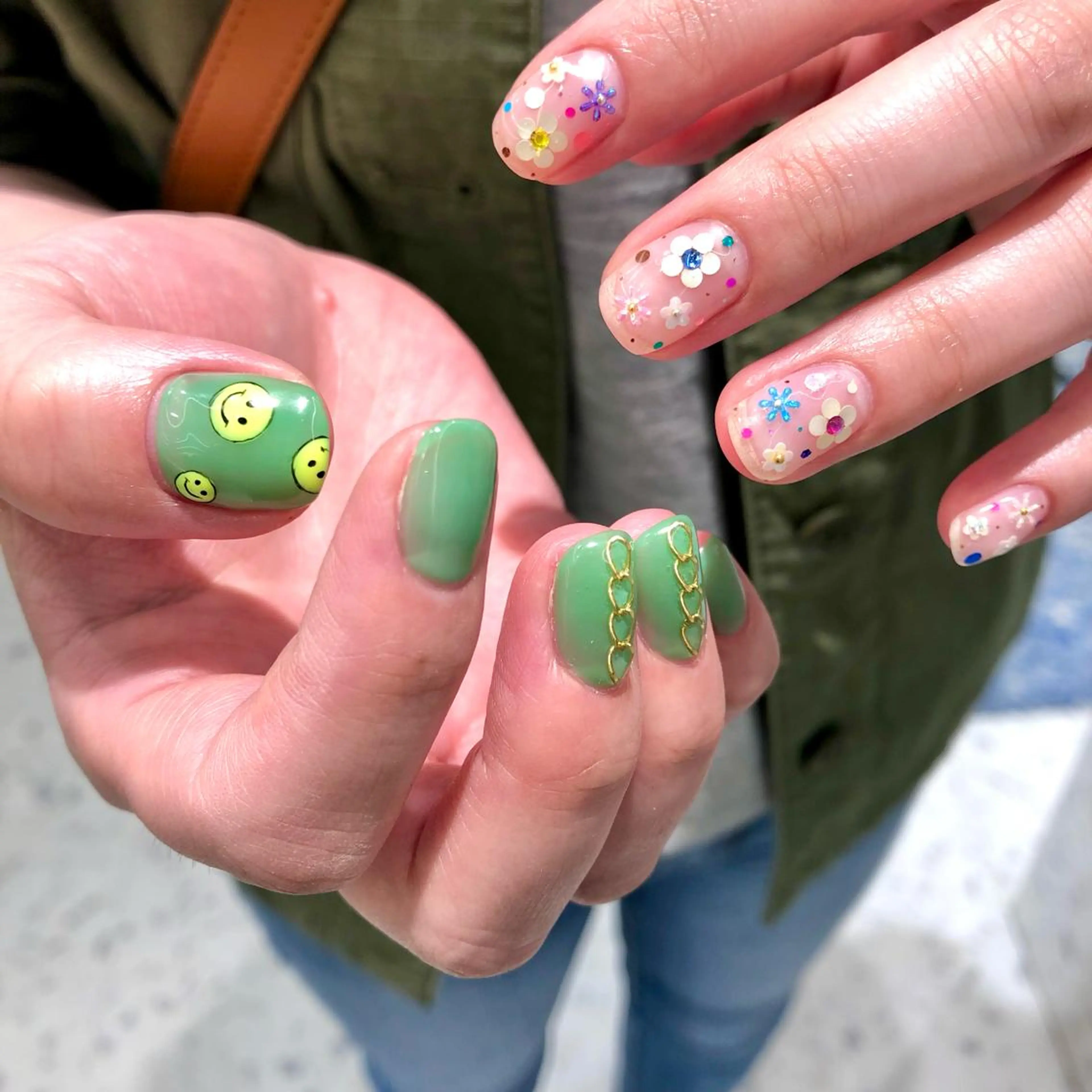 ネイル ハンドネイル 🧁🥕 asukaのネイルデザイン
