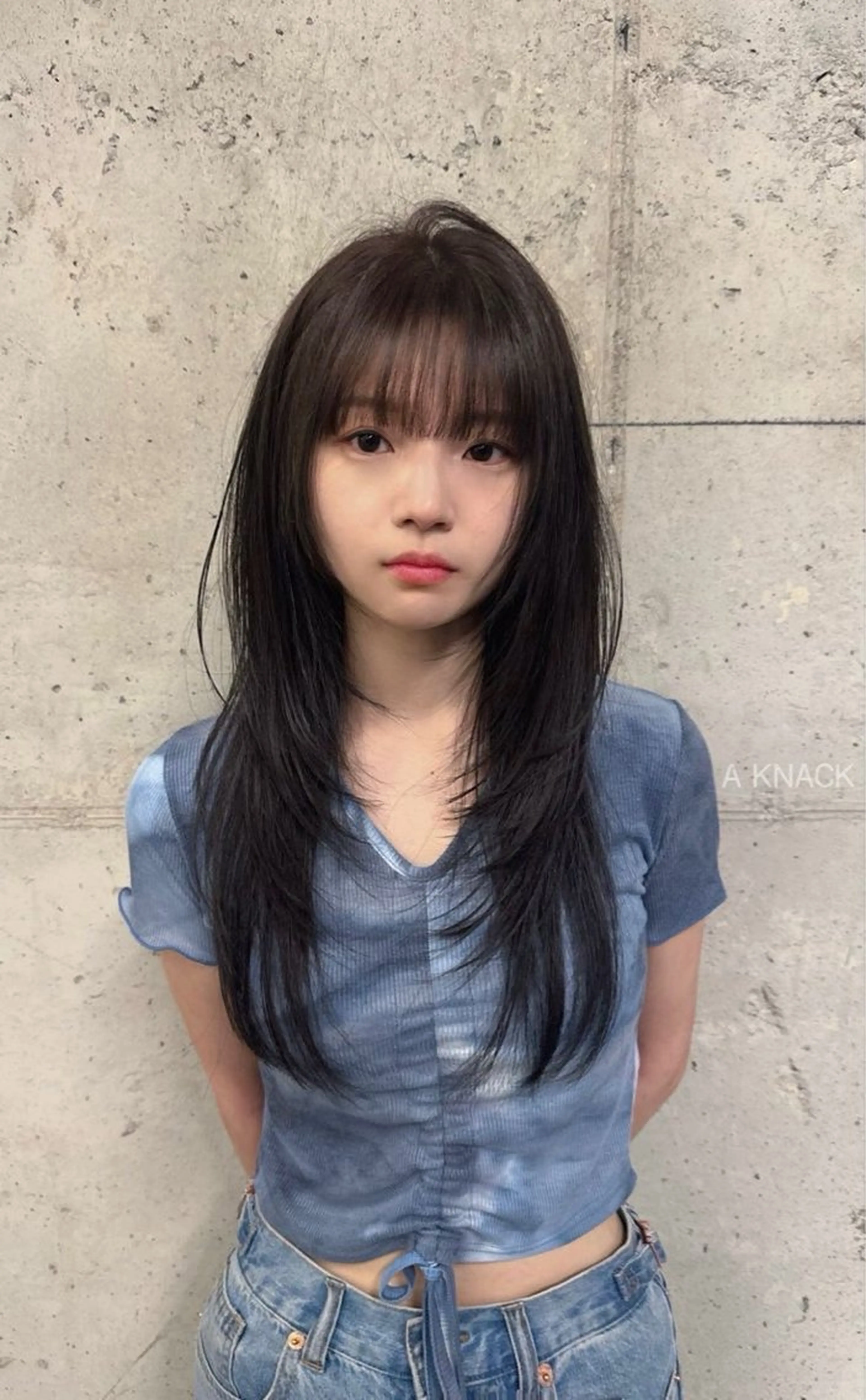 ロング ハッシュカット 堤 翔平のヘアスタイル