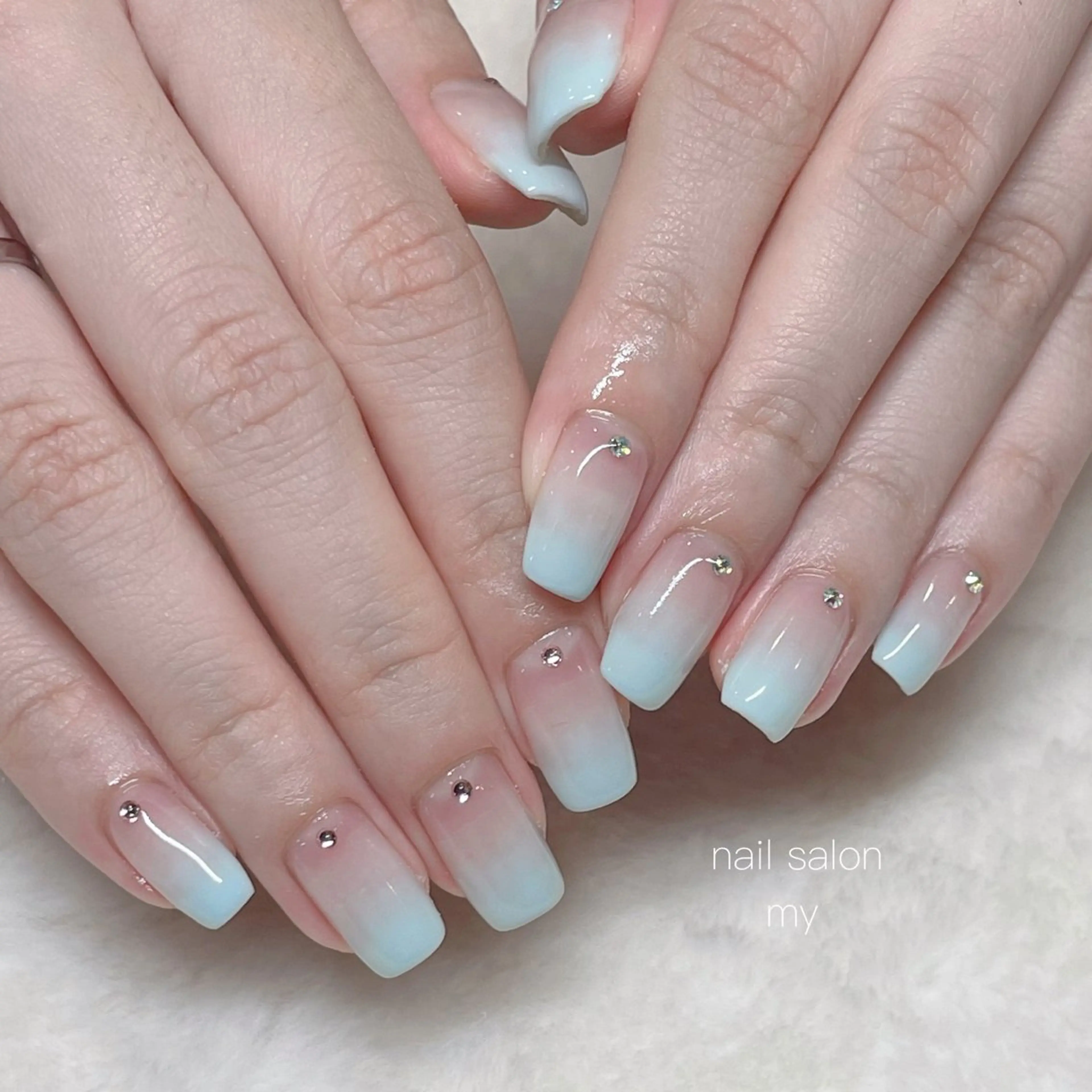 ネイル 韓国ネイル ニュアンスネイル ワンホンネイル Nail salon MY所属・NailSalon MYのネイルデザイン