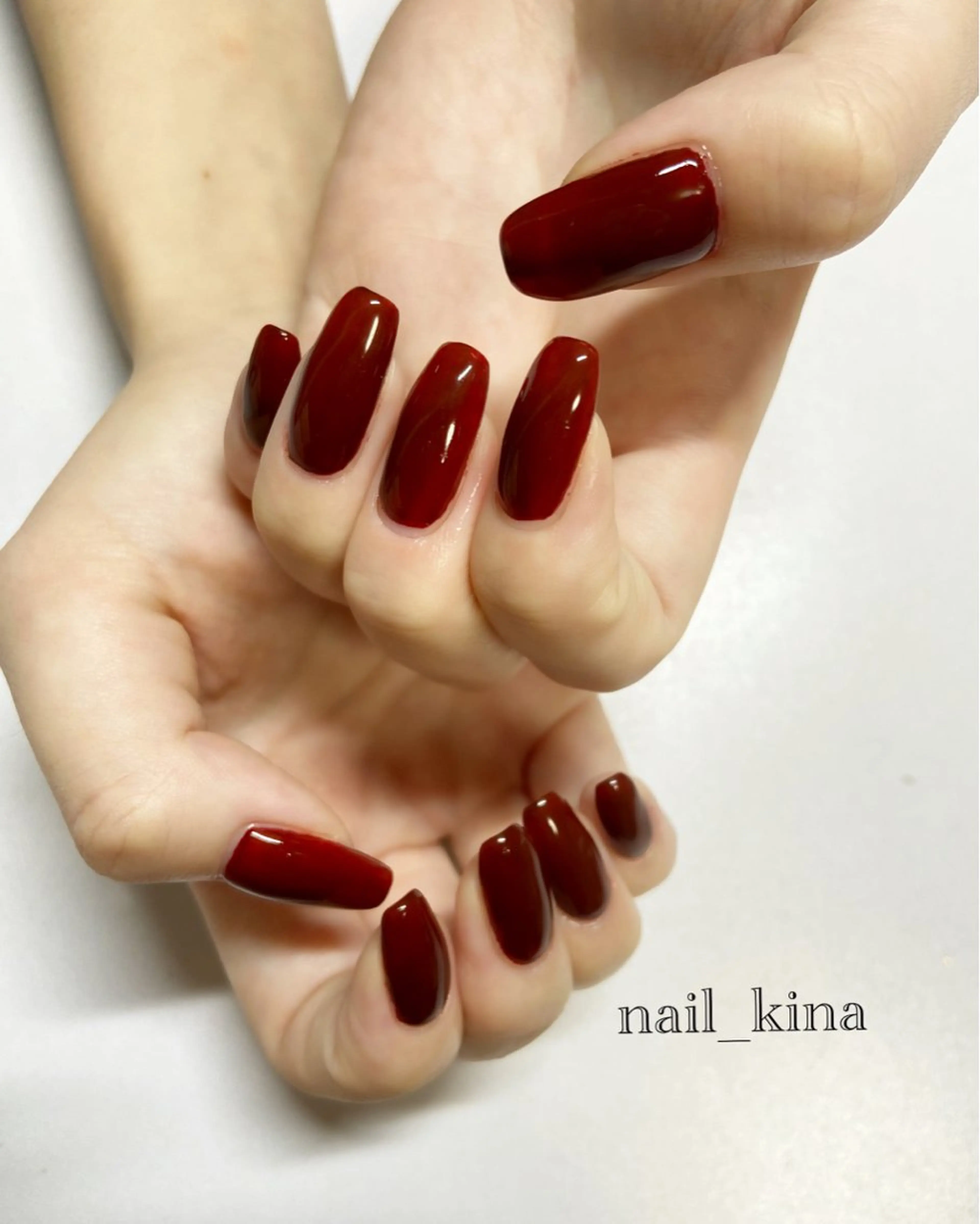 ネイル ワンカラーネイル nail_ kinaのネイルデザイン