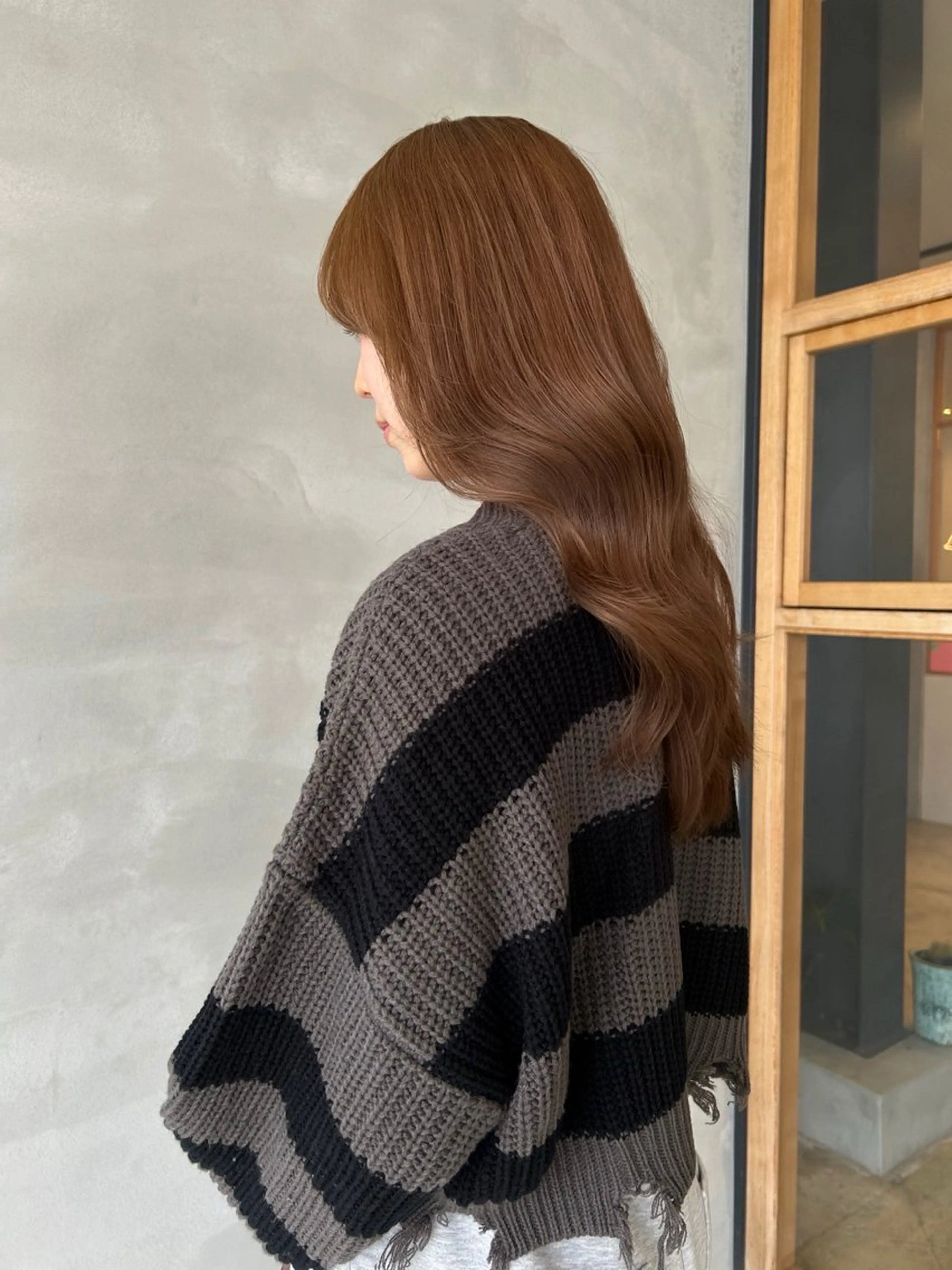 ロング カラー カット ヘアカラー トリートメント hale所属・hale airiのヘアスタイル