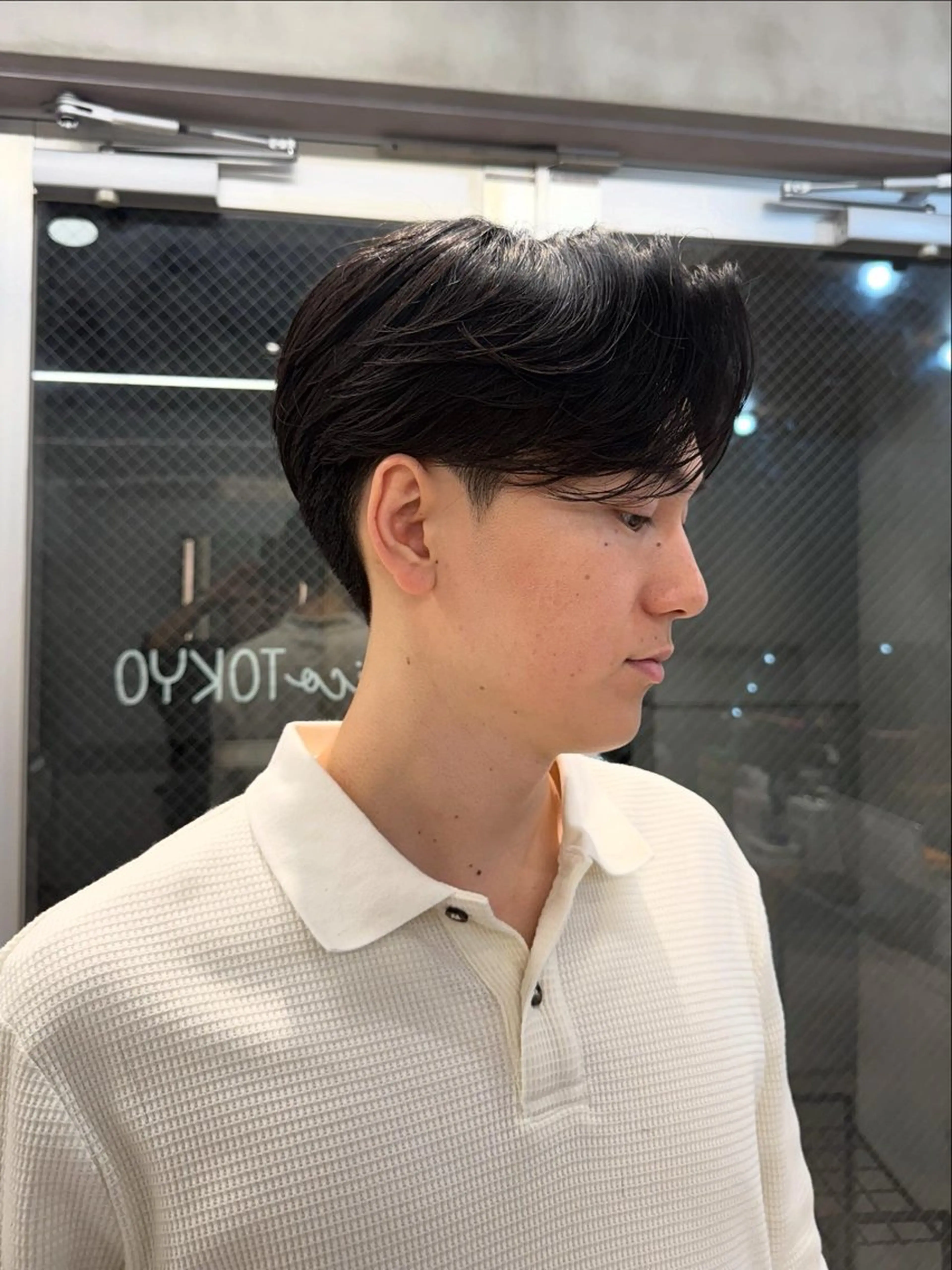 ショート メンズ nico TOKYO所属・ニュアンス/ センターパート/イノのヘアスタイル