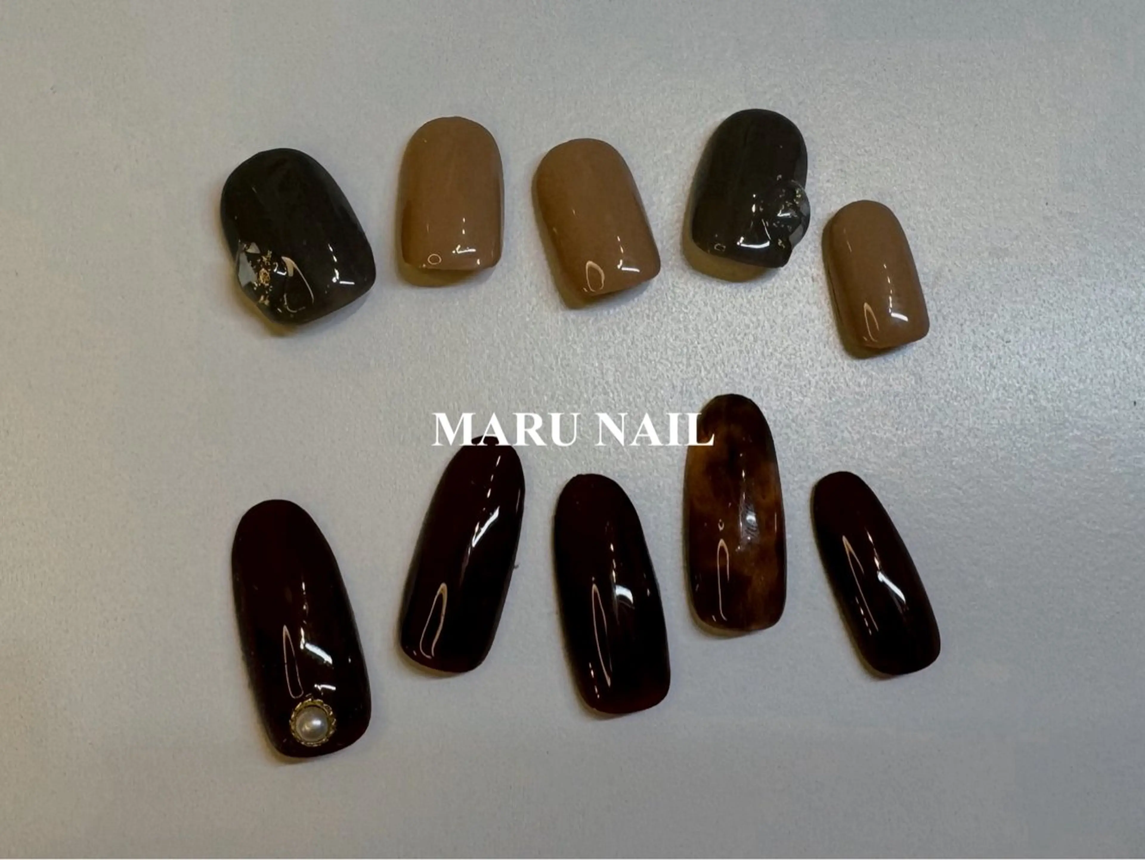 ネイル シンプルネイル ハンドネイル MARU NAIL natsukiのネイルデザイン