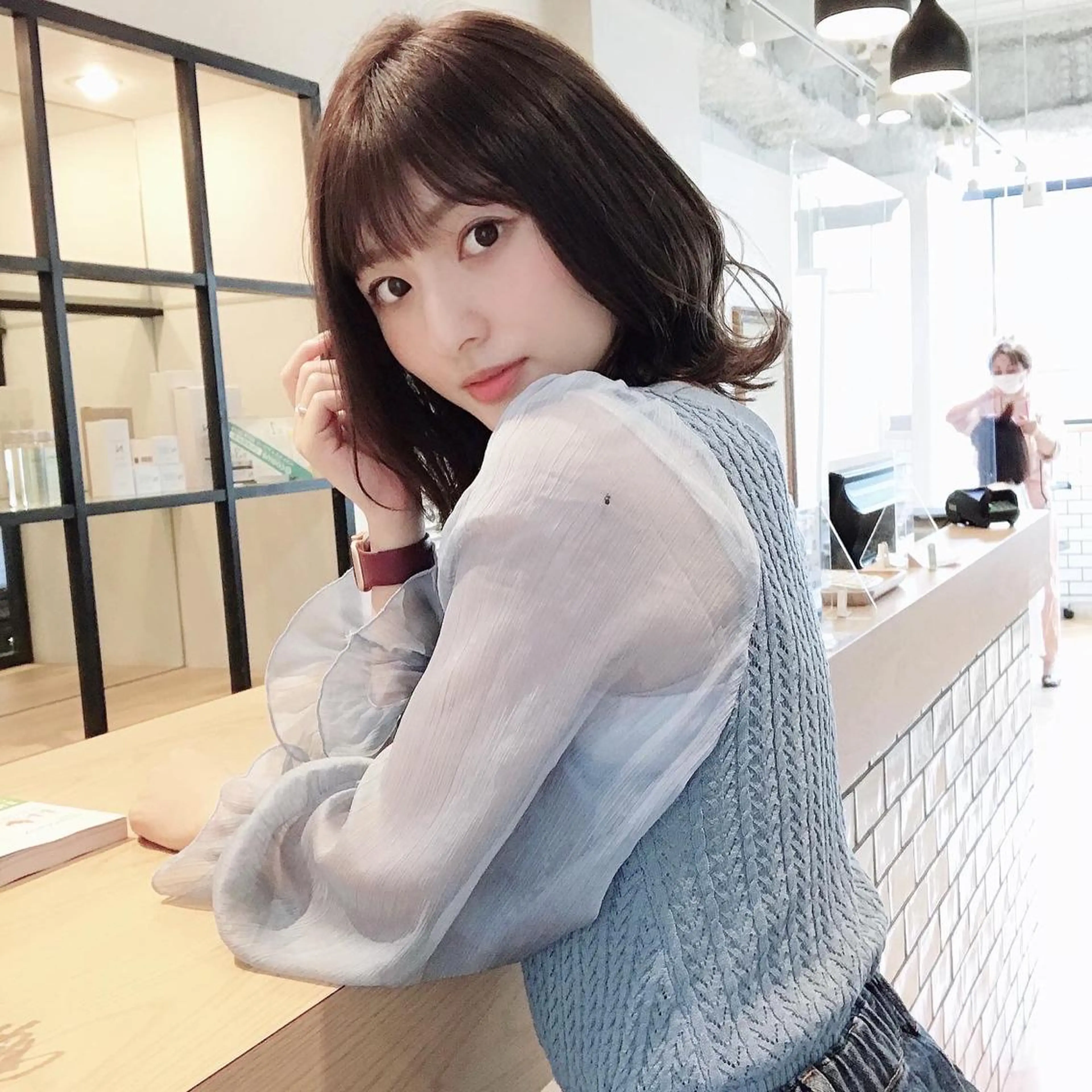 ミディアム カット ヘアカラー トリートメント ヘッドスパ 佐藤優太朗 似合わせ/髪質改善のヘアスタイル