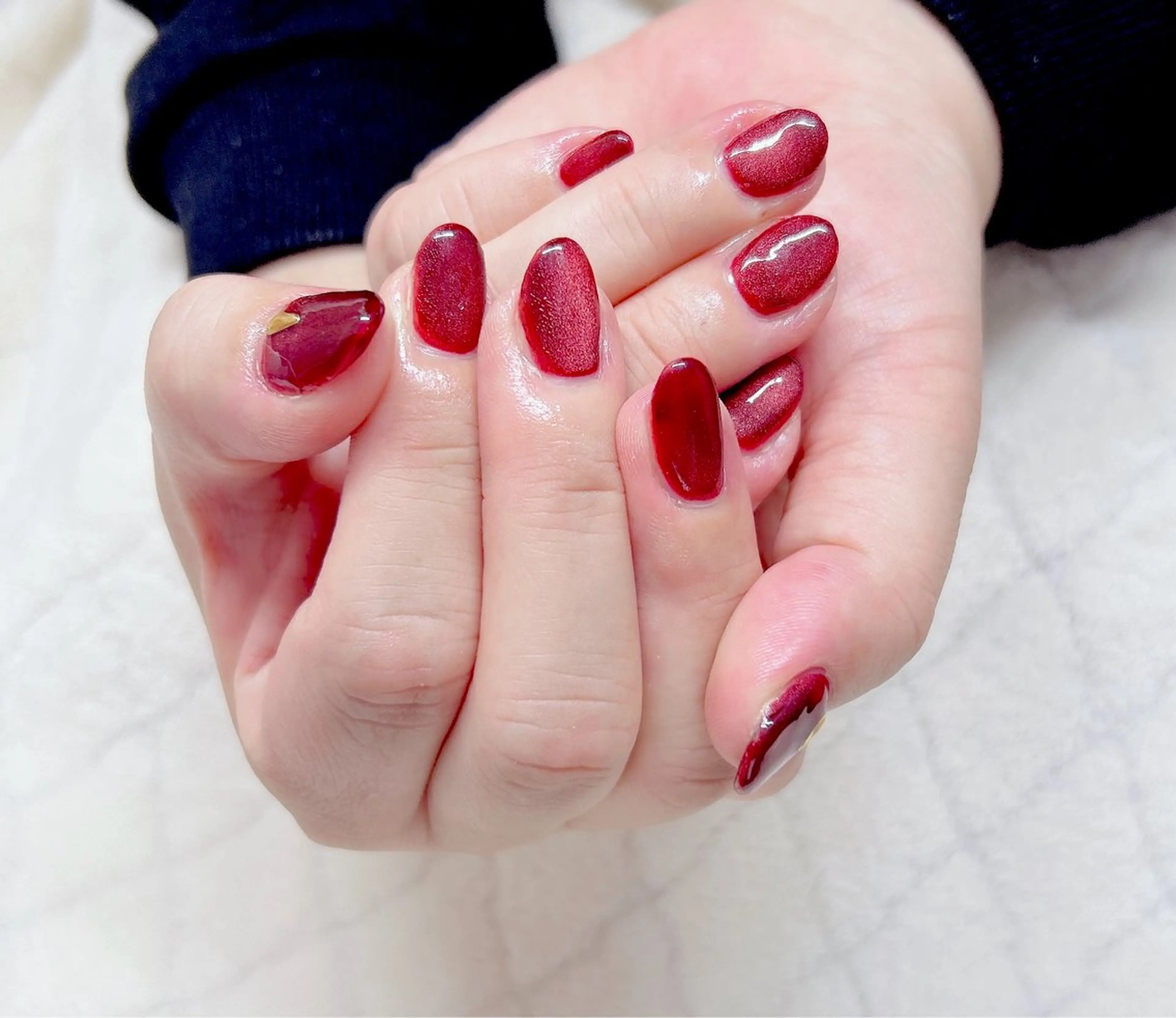 ネイル マグネットネイル MYu Beauty Salon YURIのネイルデザイン