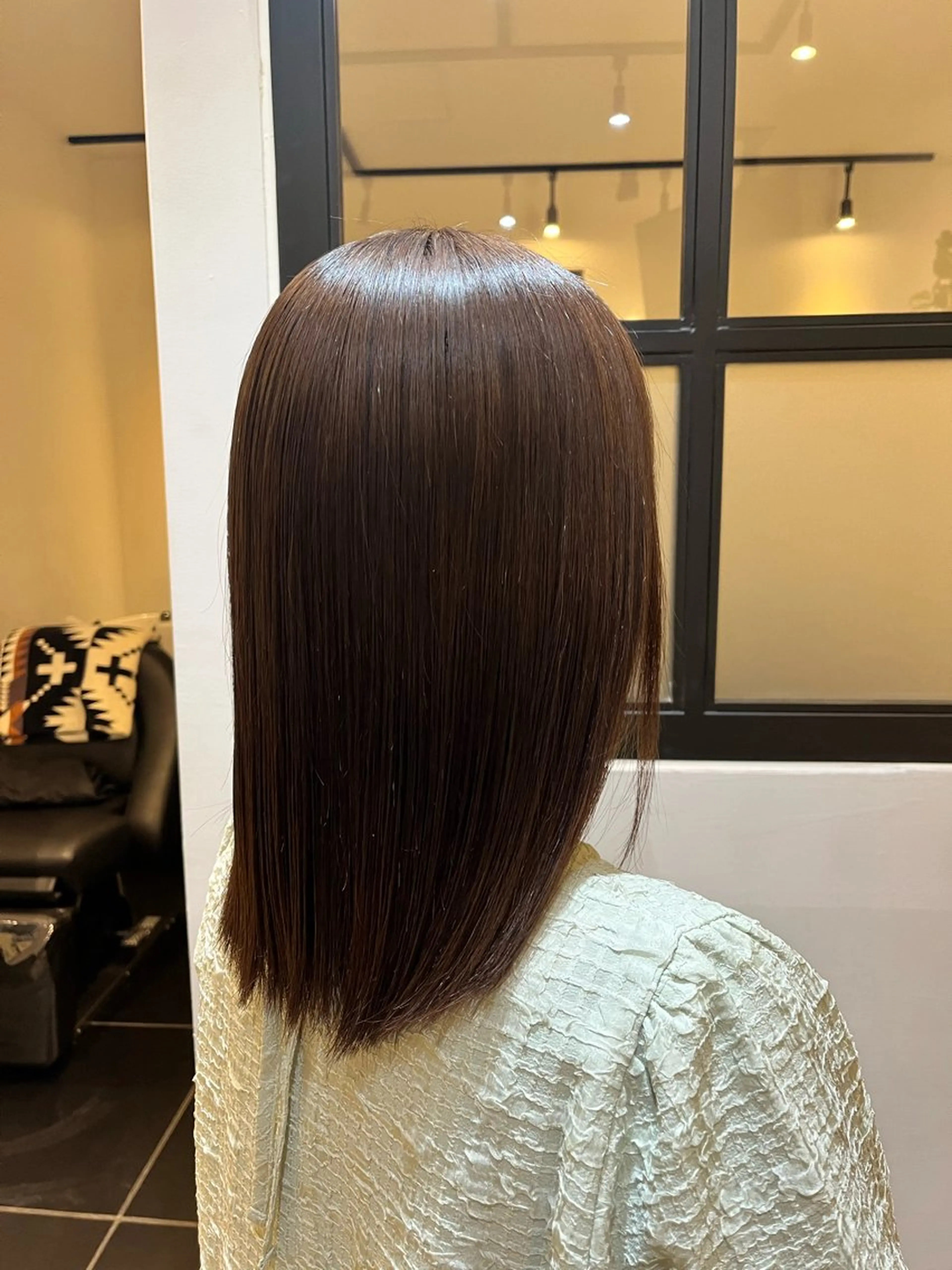 ミディアム カラー 透明感カラー Rika🫧 透明感🫧艶カラーのヘアスタイル
