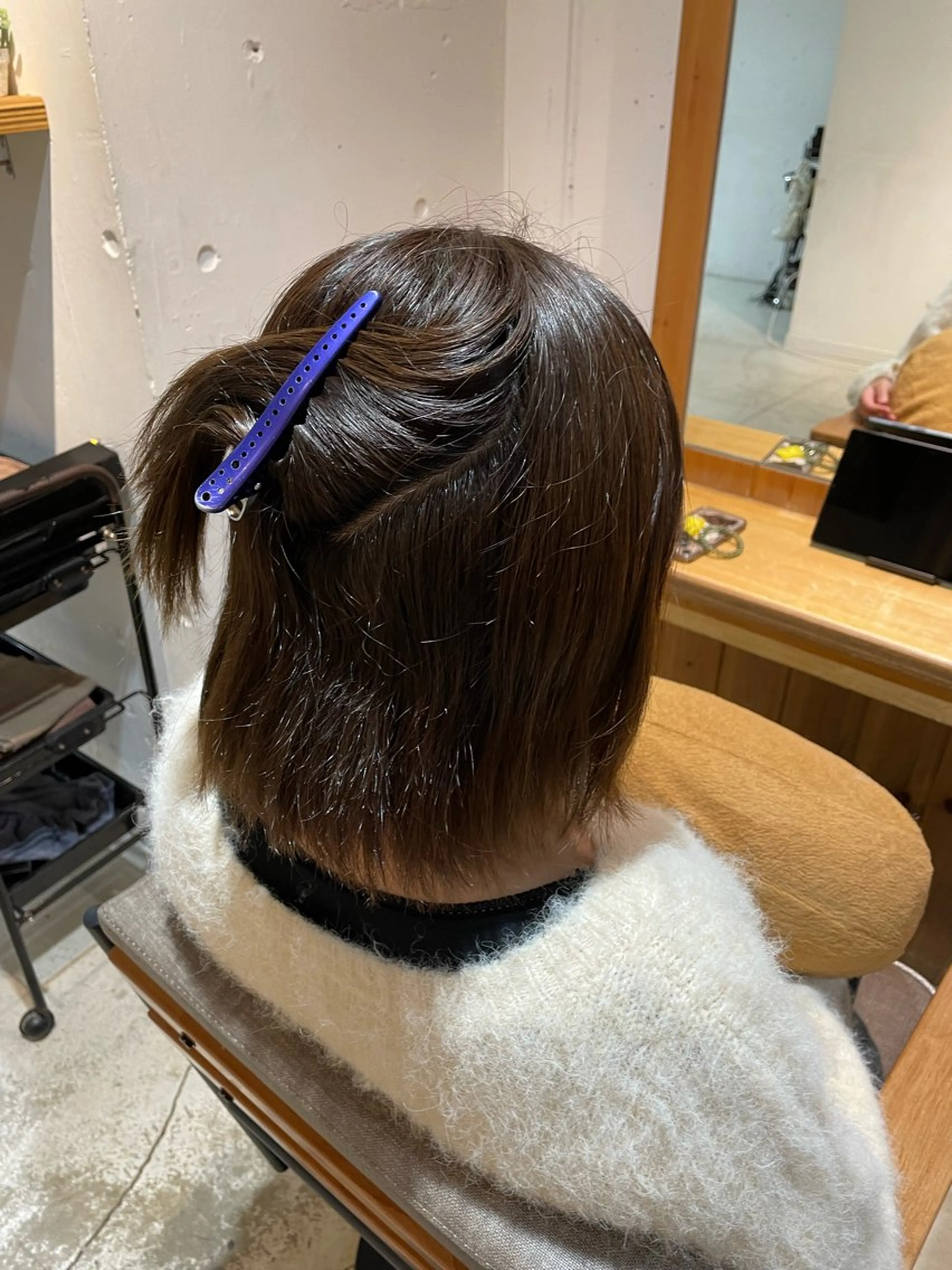 ミディアム 縮毛矯正が得意です SORAのヘアスタイル