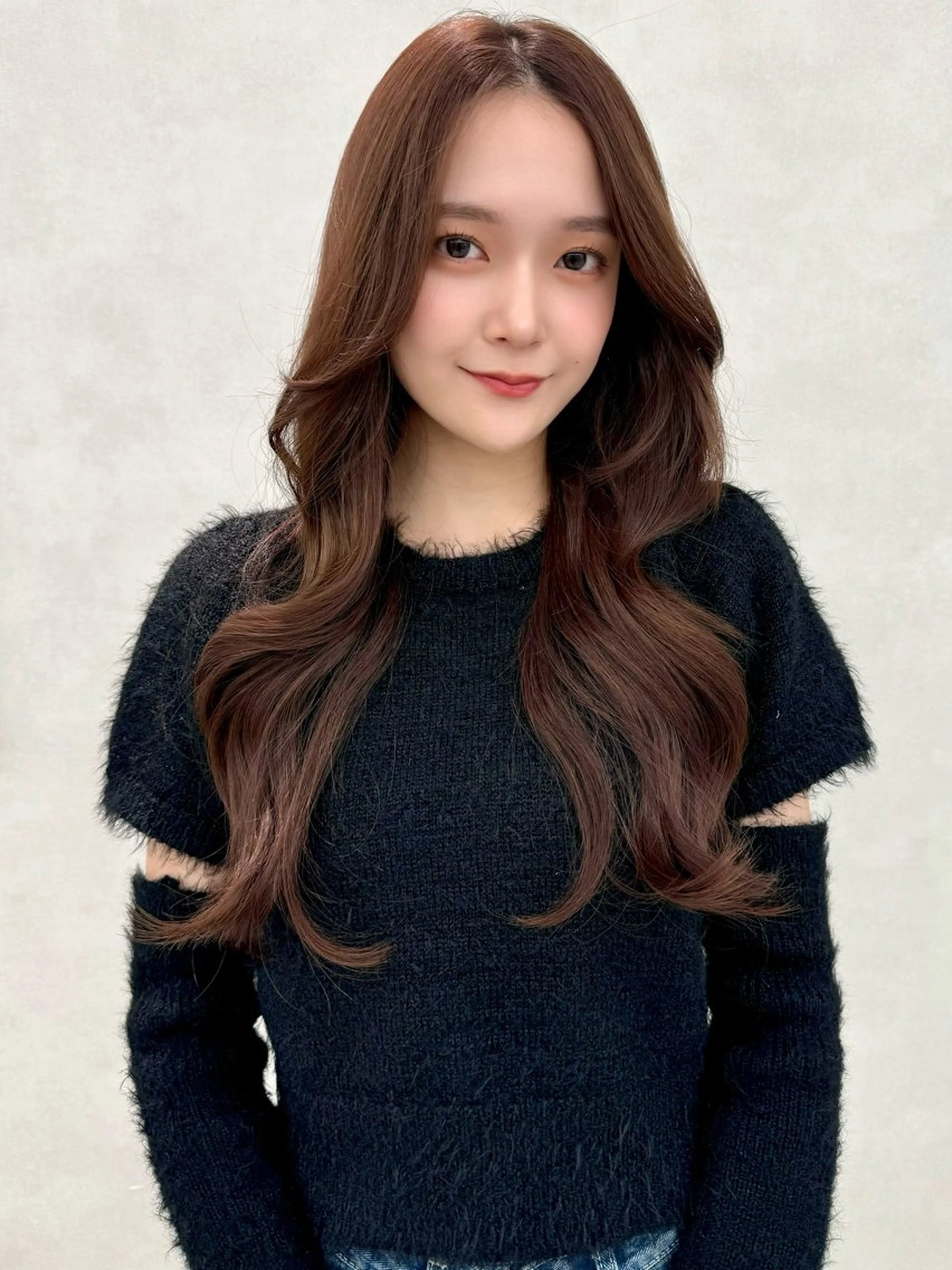 ロング 縮毛矯正 🇰🇷韓国ヘア🤍 副店長/栗田のヘアスタイル