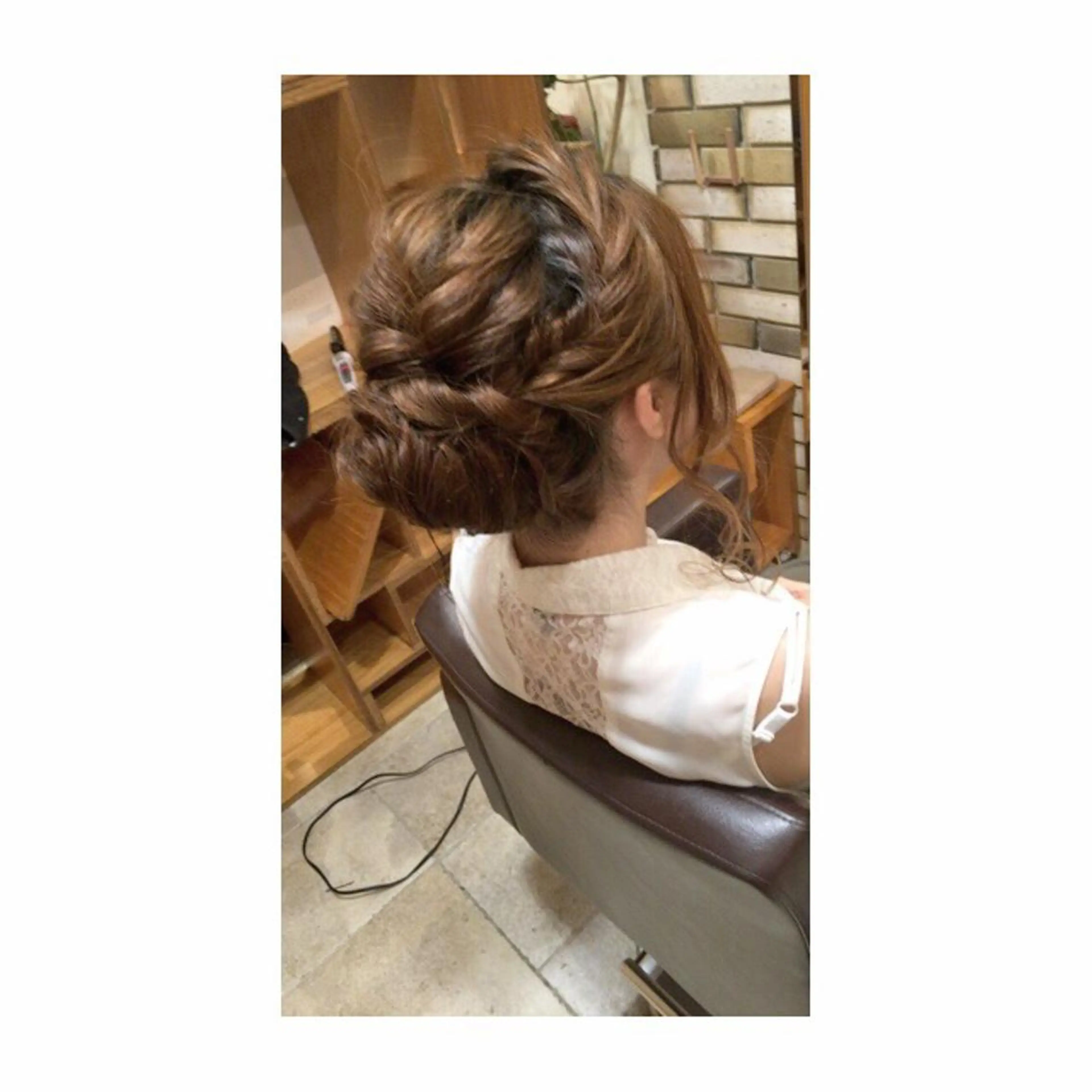 セミロング ロング ヘアアレンジ 清水 まなのマツエク・マツパデザイン