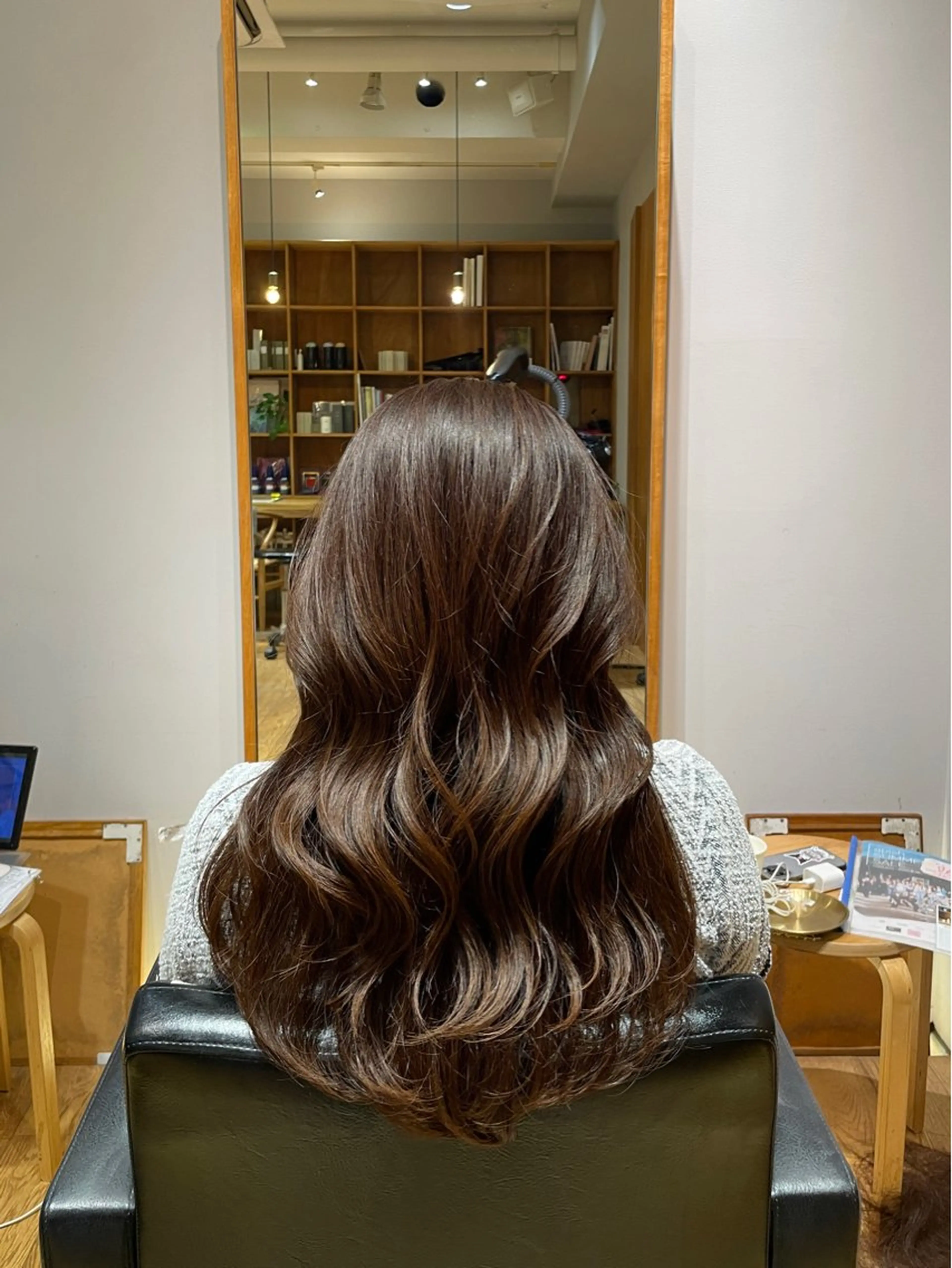 ロング トリートメント カット ヘアカラー トリートメント mixパーマ/暖色 カラー/ひかるのヘアスタイル