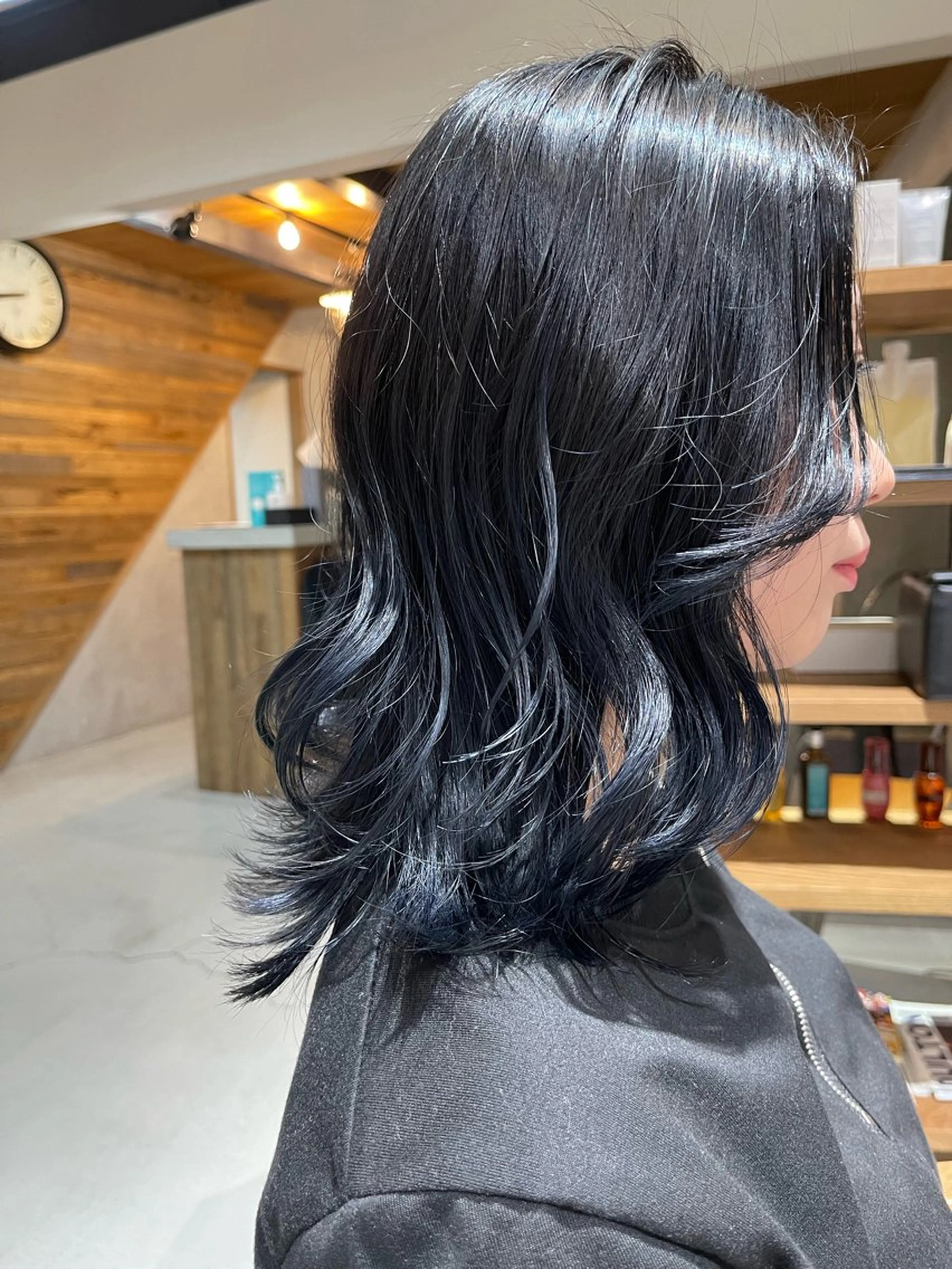 ミディアム カラー ヘアアレンジ 透明感カラー カット ヘアカラー トリートメント Haruna ‪✂︎‬のヘアスタイル