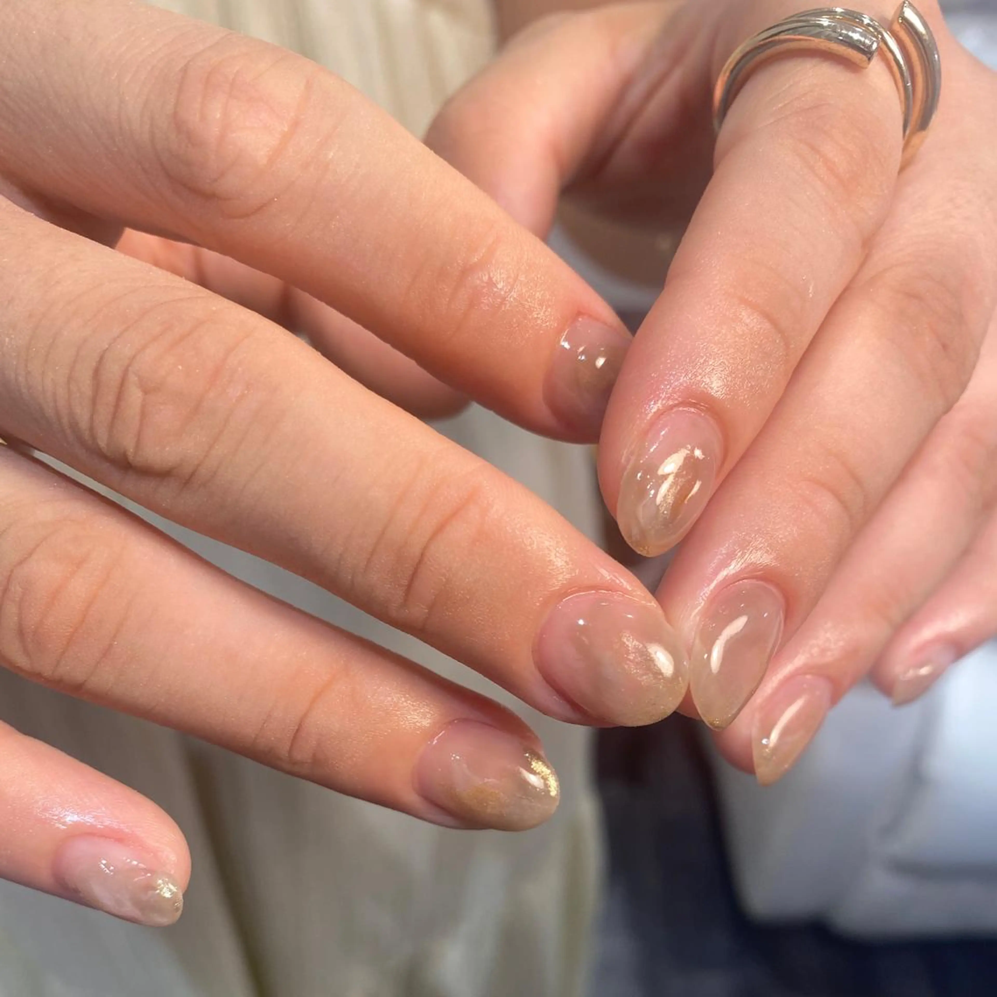 ネイル ハンドネイル NINEnami ニュアンスネイルのネイルデザイン