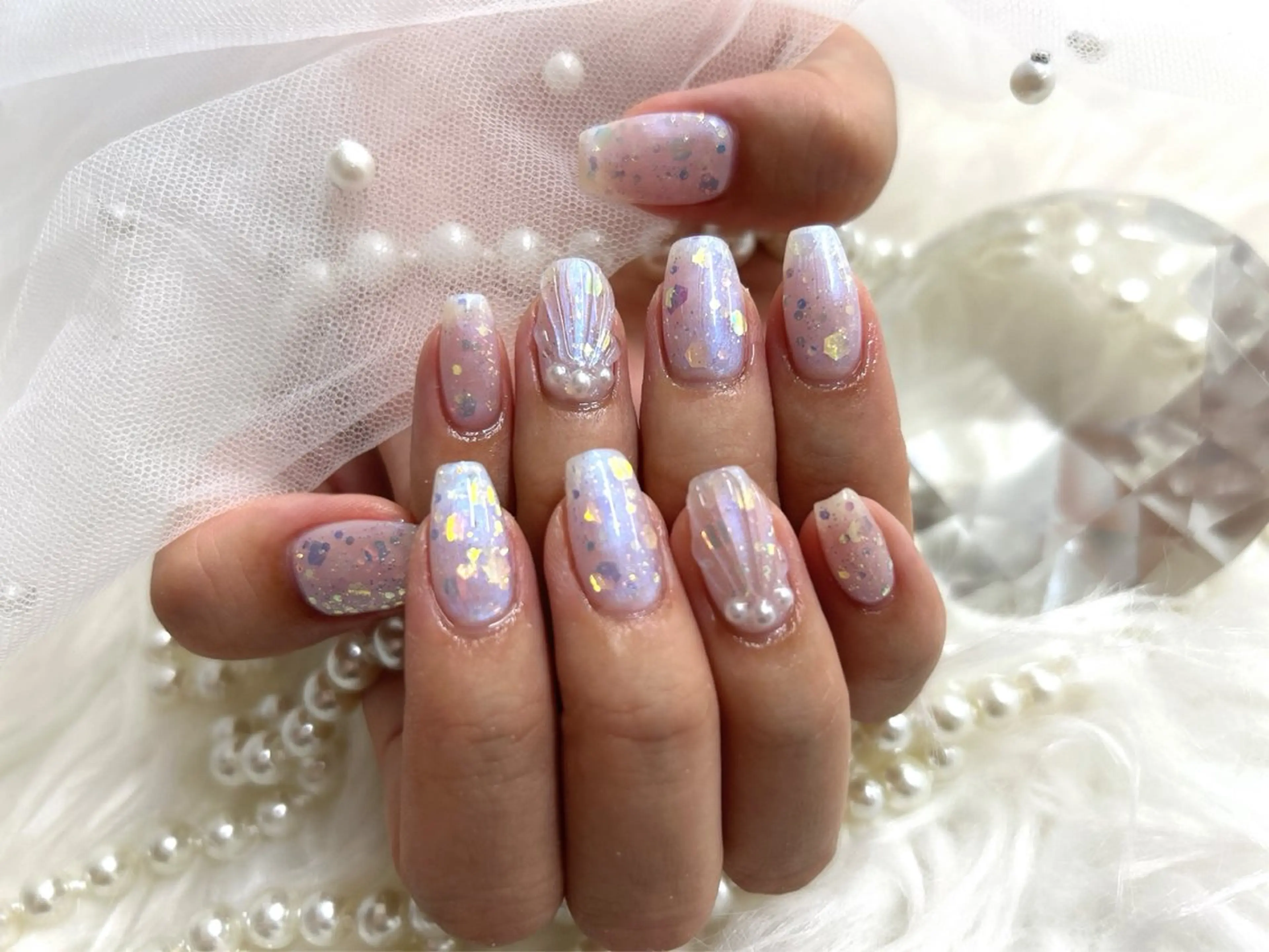 セミロング Nailsalon Angeのネイルデザイン