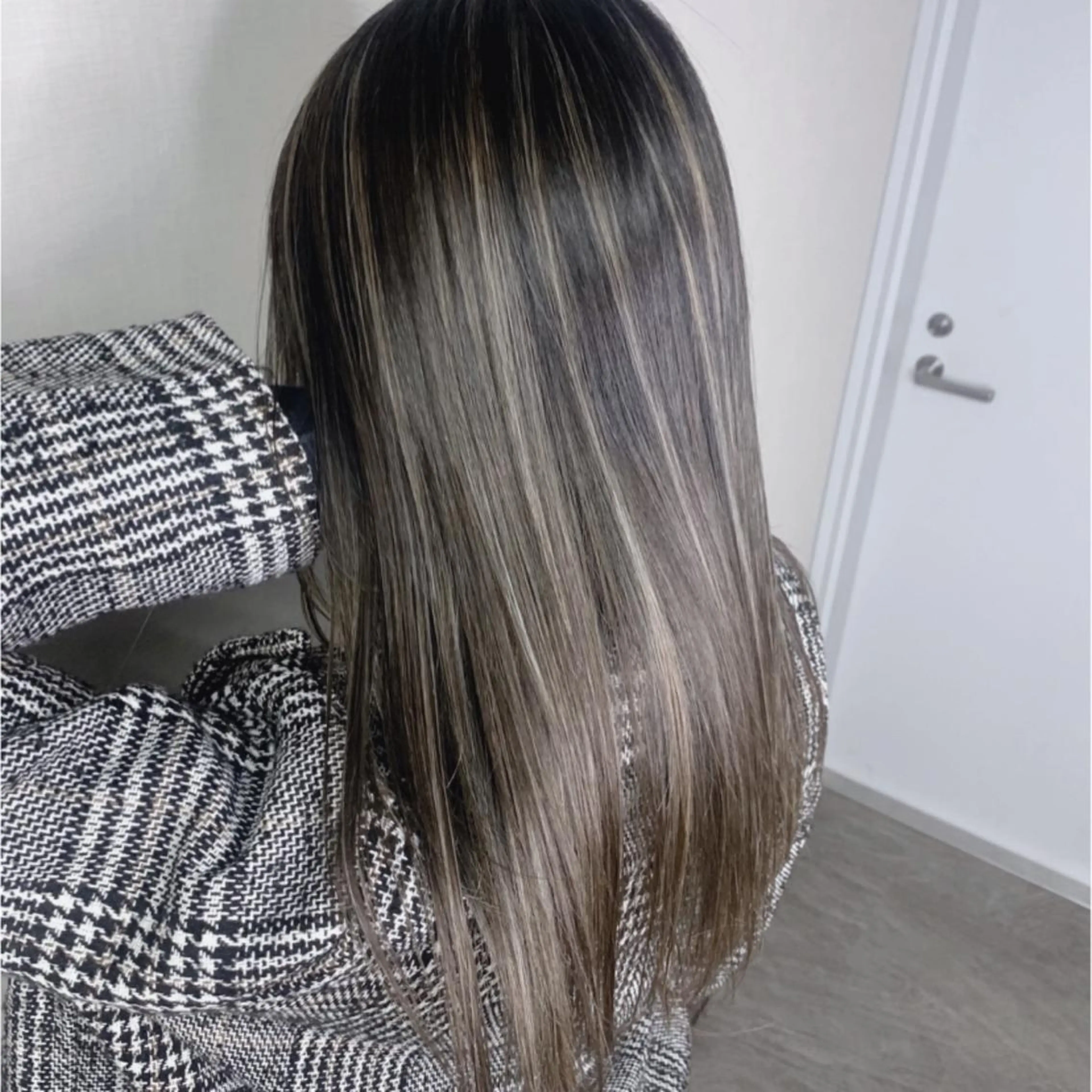 ロング ヘアアレンジ ハイライト ヘアカラー 松井那津子 /ハイライトブリーチのヘアスタイル