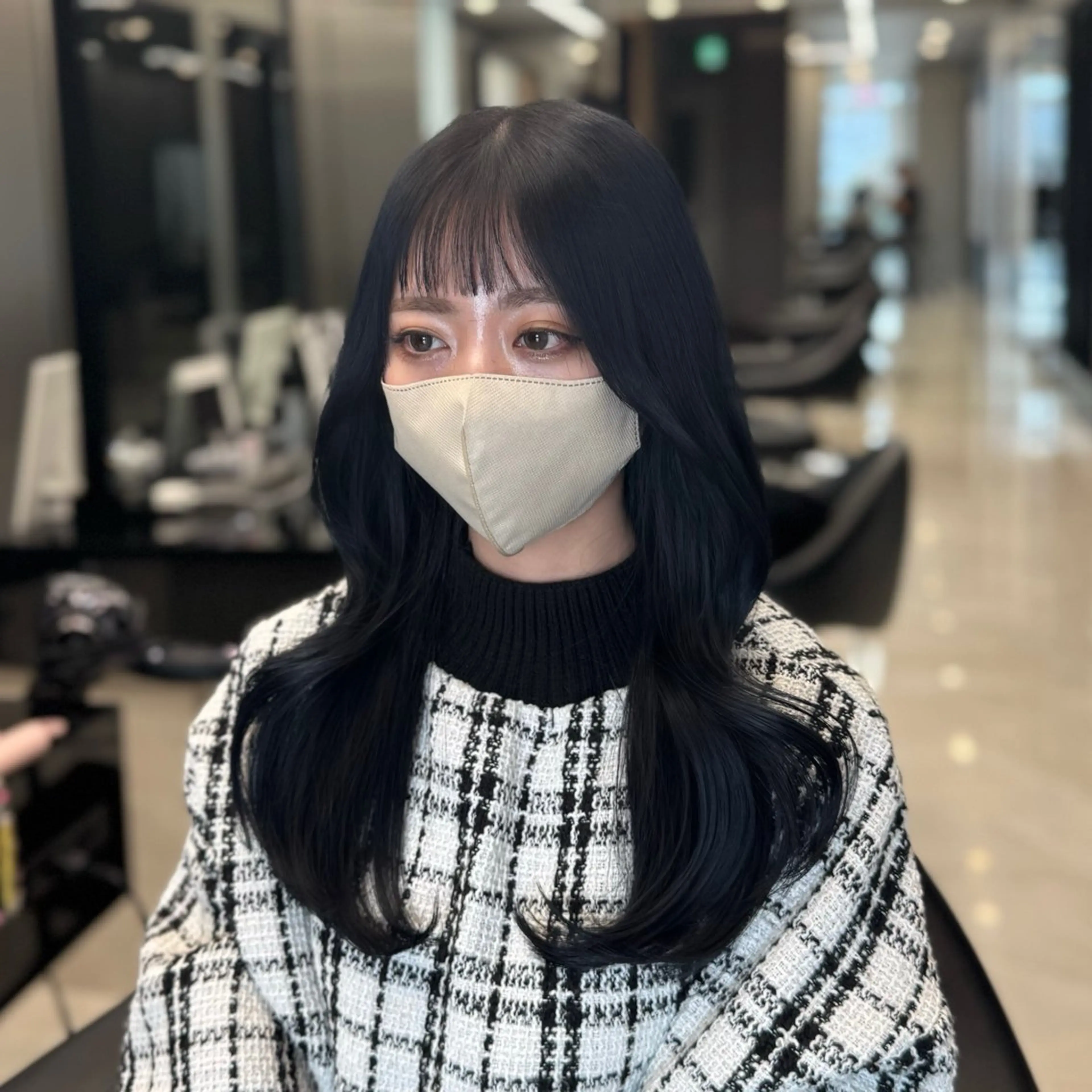 セミロング カラー カット ヘアカラー トリートメント HARUKI MINATO Japan SENDAI所属・🌈【透明感・韓国 ヘア】がっきー🌈のヘアスタイル