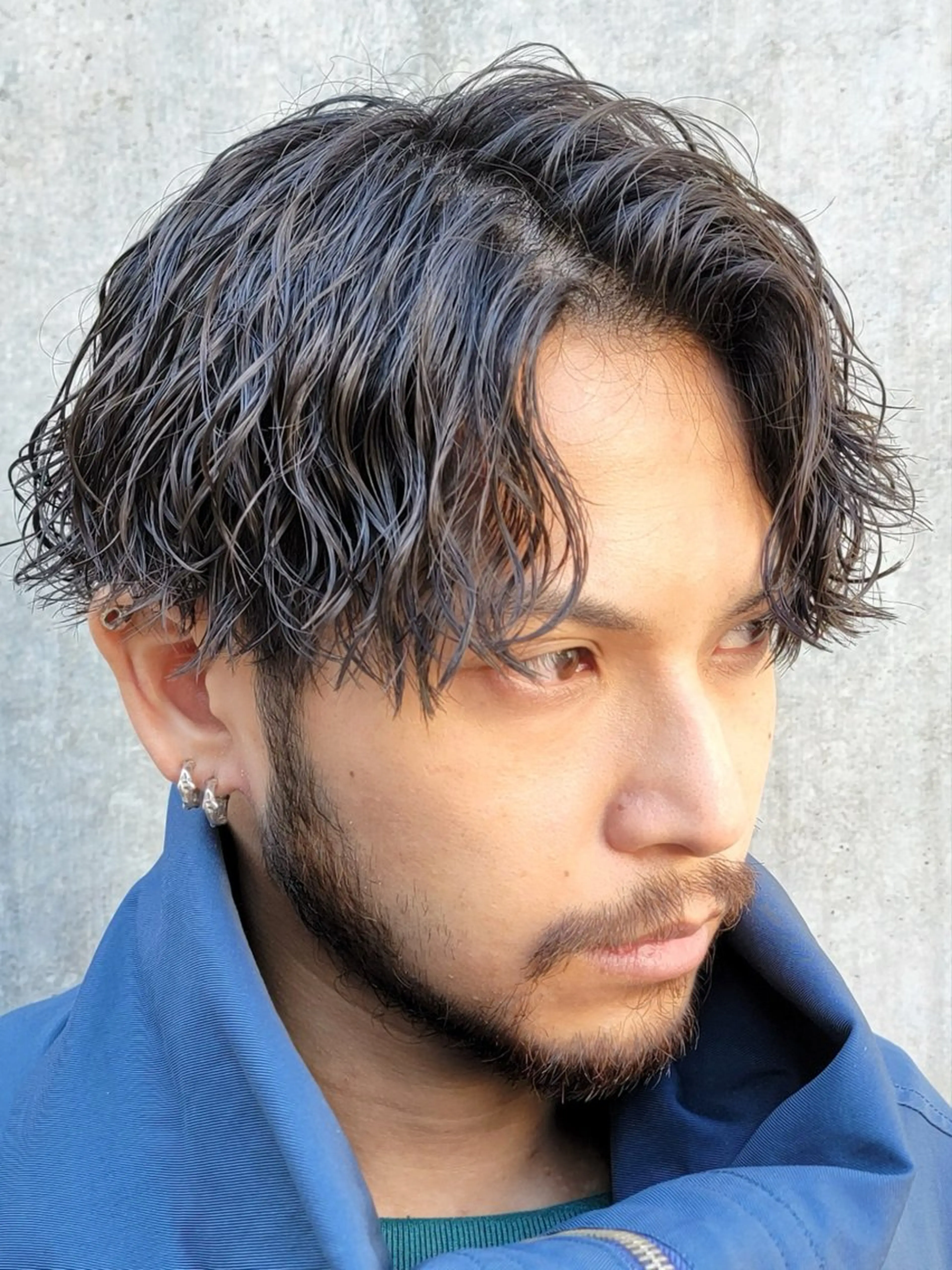 パーマ メンズ カット パーマ 名古屋メンズカラー 特化小林我修のヘアスタイル