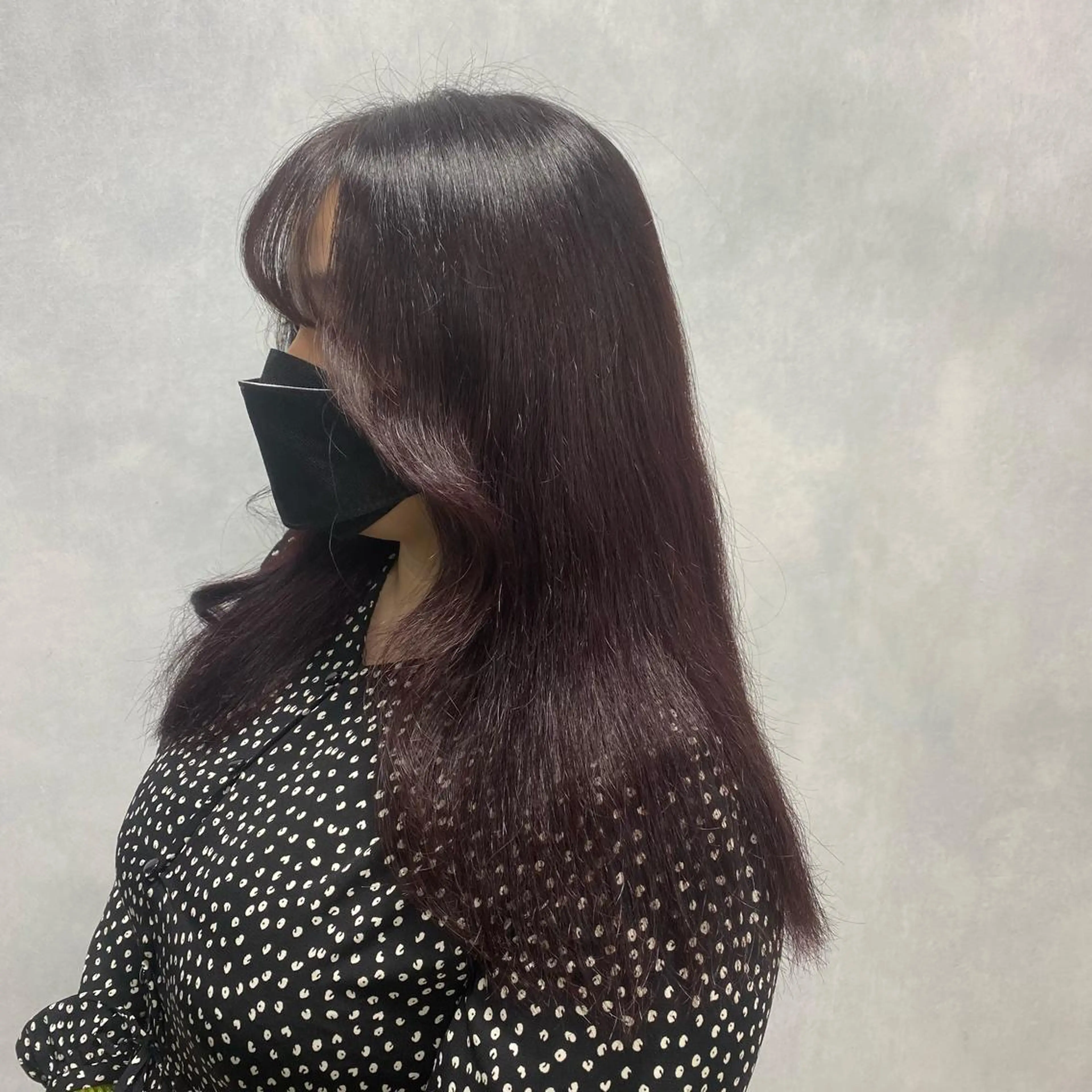 カラー nameless所属・韓国・網紅 🦋HONOKA🦋のヘアスタイル
