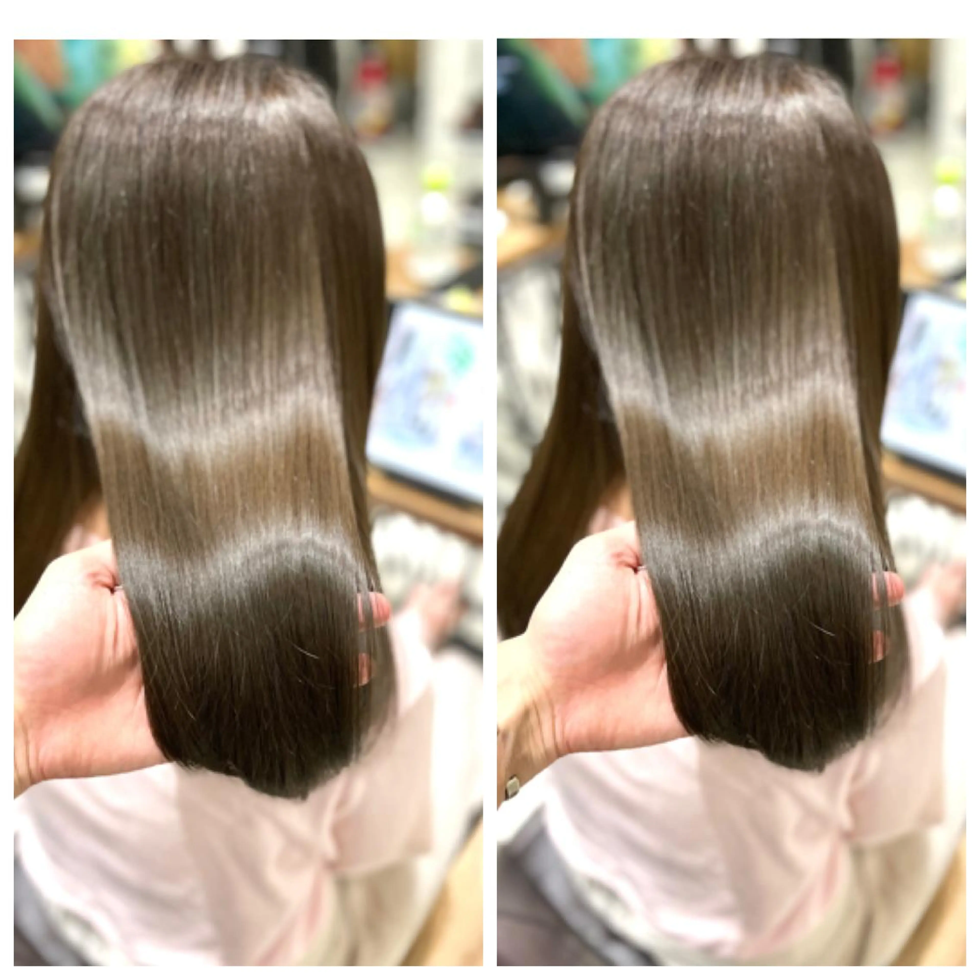 ロング アッシュ 髪質改善 ヨシンモリ 韓国風ヘア トリートメント ヘアカラー トリートメント 🌈透明感カラー 韓 国ヘアこうたろうのヘアスタイル