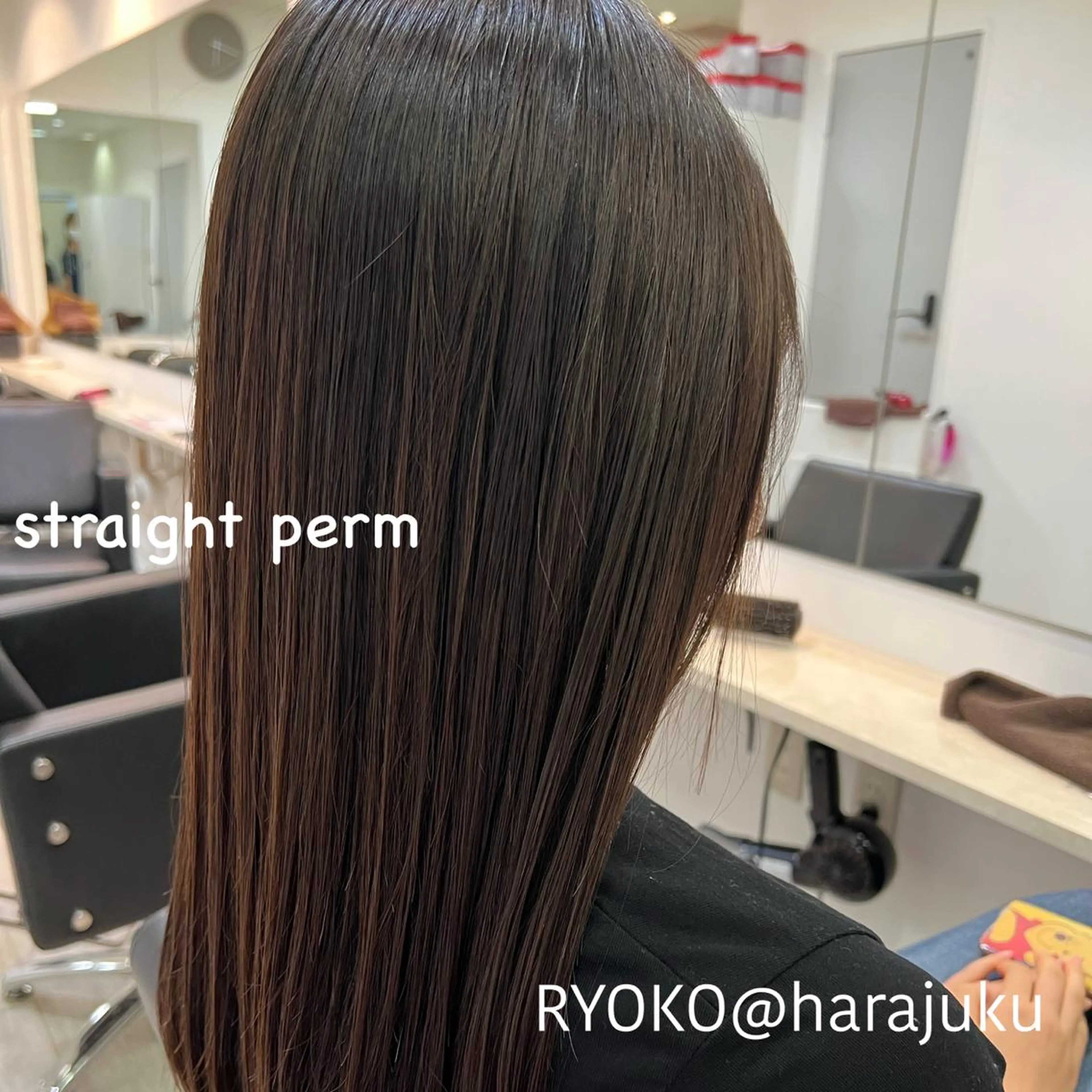 セミロング カット 縮毛矯正 トリートメント 🤍美髪×艶カラー RYOKO🤍のヘアスタイル