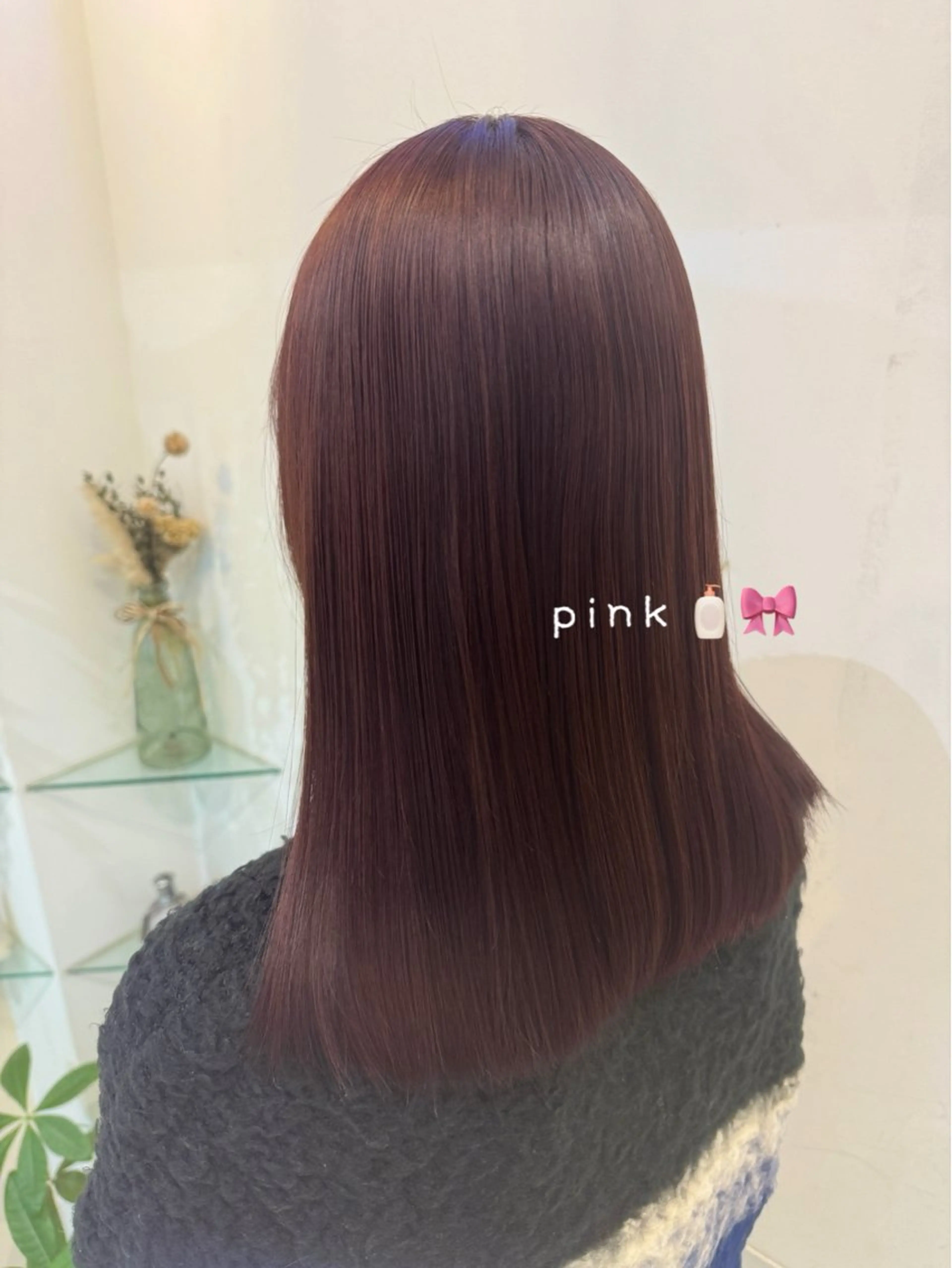 カラー 透明感カラー🧁🩰 🫧仲松良菜🎀のヘアスタイル