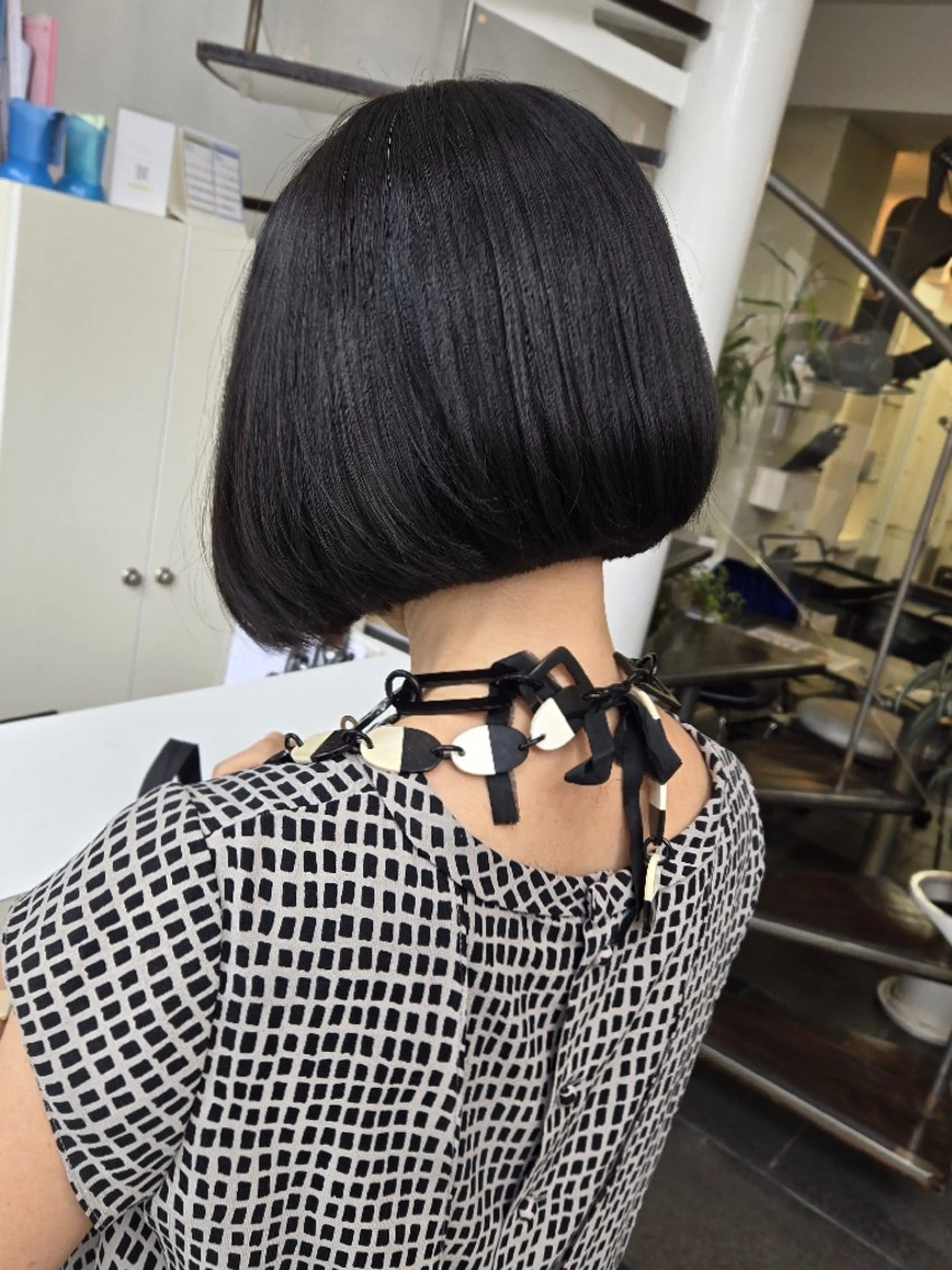ショート ボブ カット ヘッドスパ 遠藤 史秋のヘアスタイル