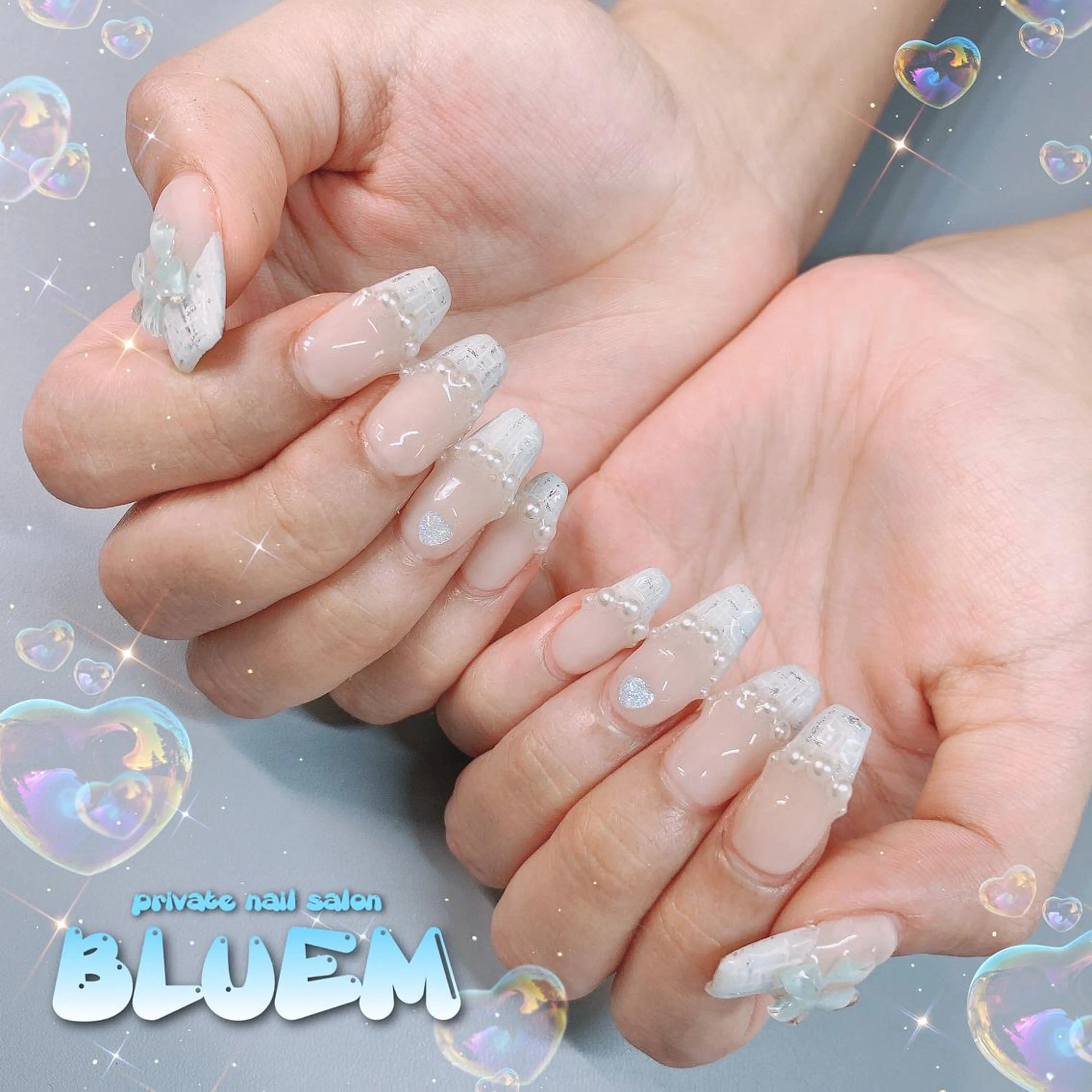 ネイル ハンドネイル BLUEM なな🐶のネイルデザイン