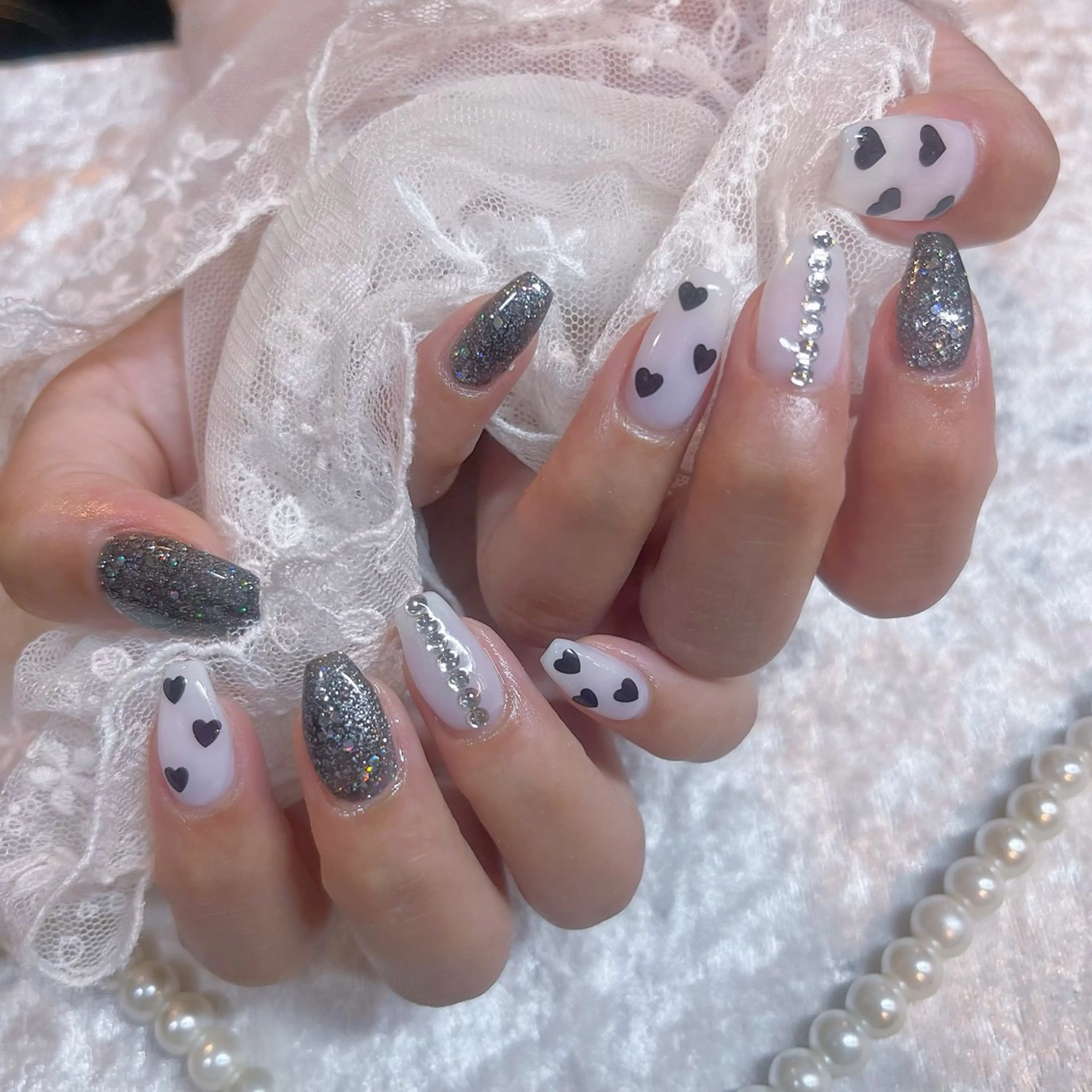 ネイル ハンドネイル Maya 🧊🫧‪のネイルデザイン
