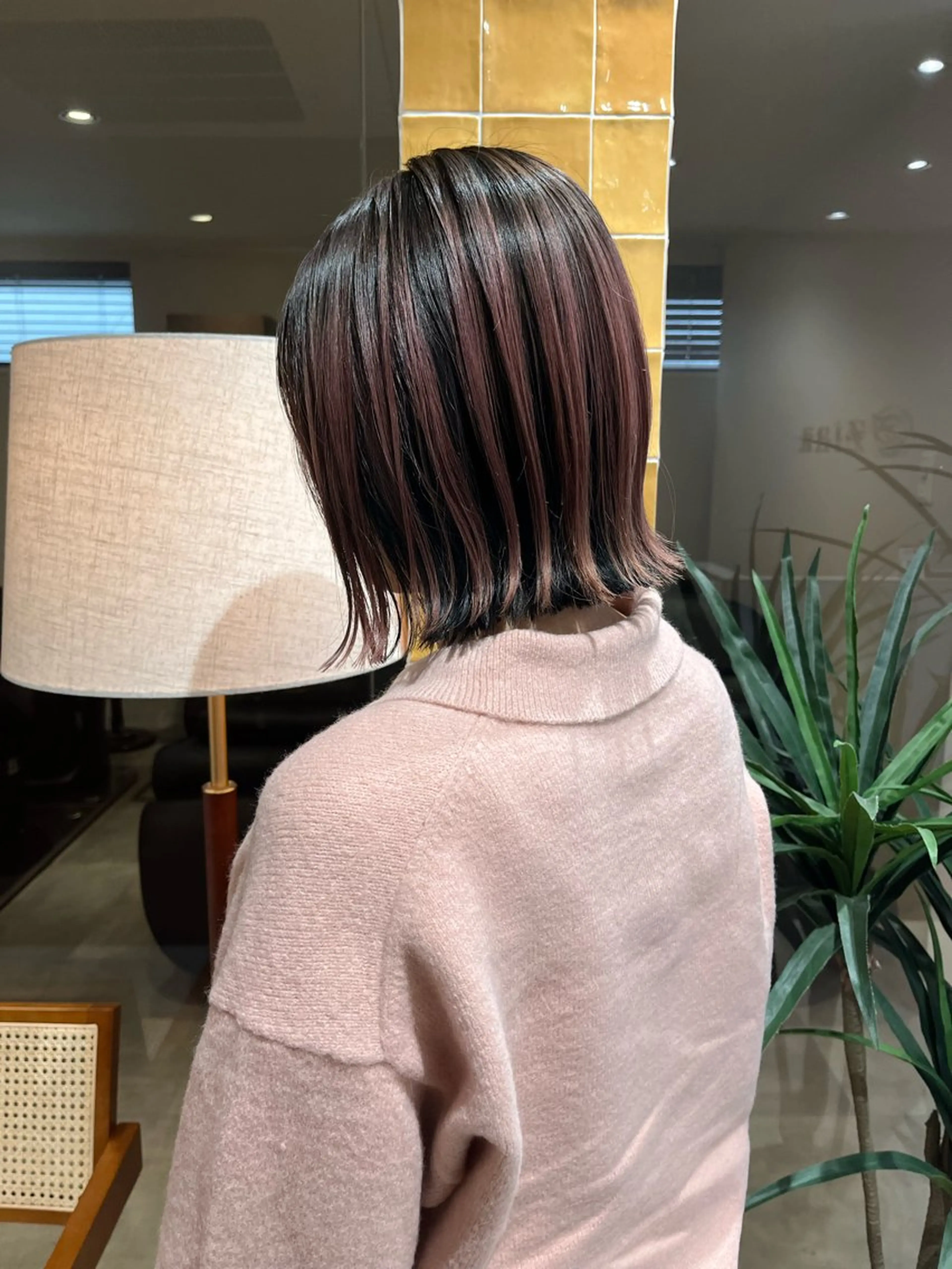 【⭐️流行のデザイン⭐️】ショートorボブカット+プレイングカラー+Aujua3Step TR【インナーカラー可】の写真